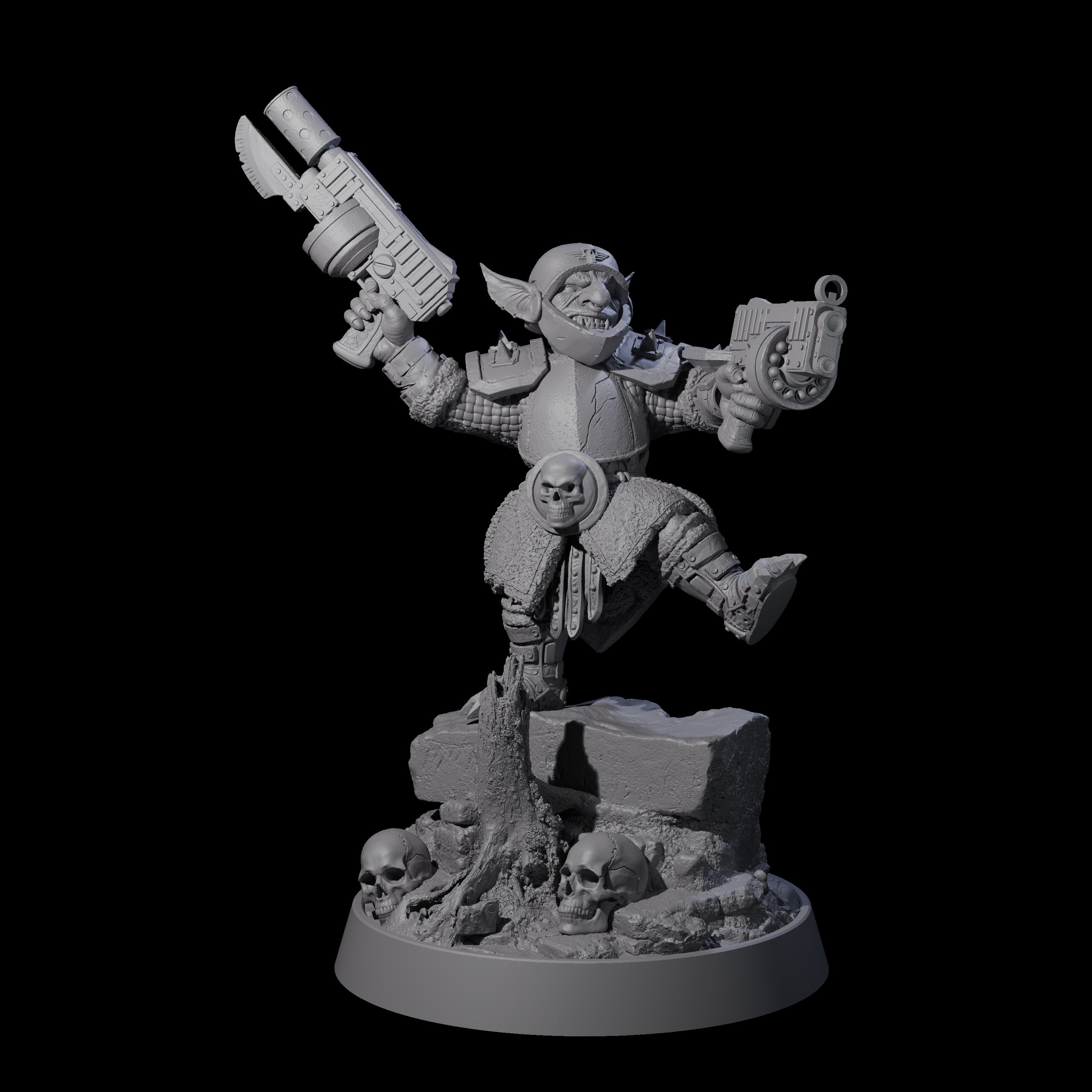 Sparking Goblin Grenadier A Miniature for Dungeons and Dragons, Pathfinder or other TTRPGs