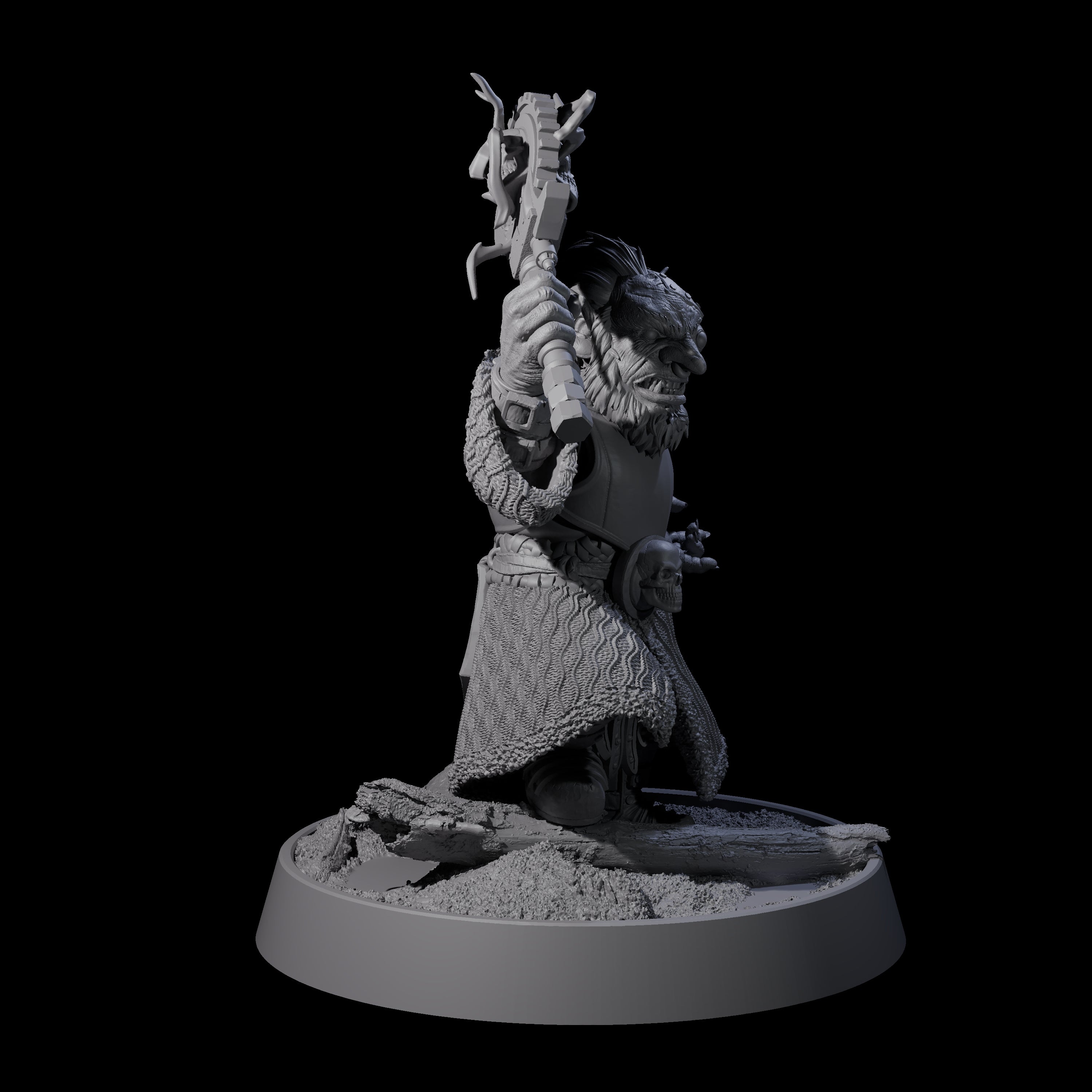 Sparking Goblin Grenadier B Miniature for Dungeons and Dragons, Pathfinder or other TTRPGs