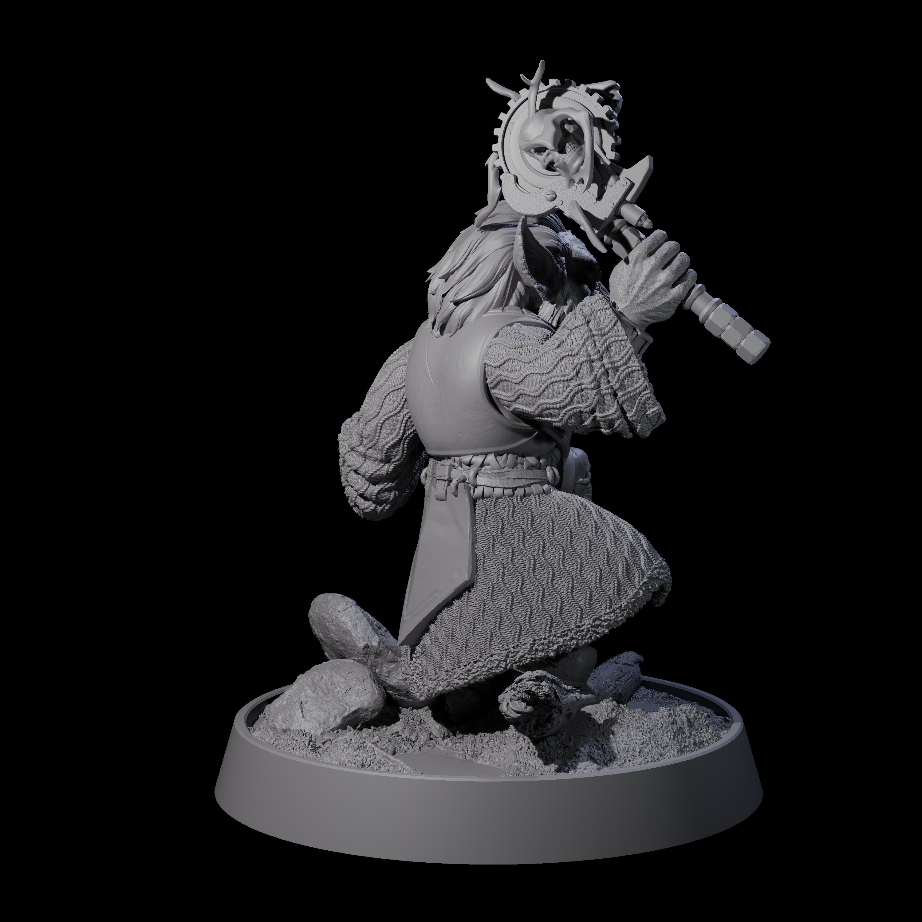 Sparking Goblin Grenadier B Miniature for Dungeons and Dragons, Pathfinder or other TTRPGs