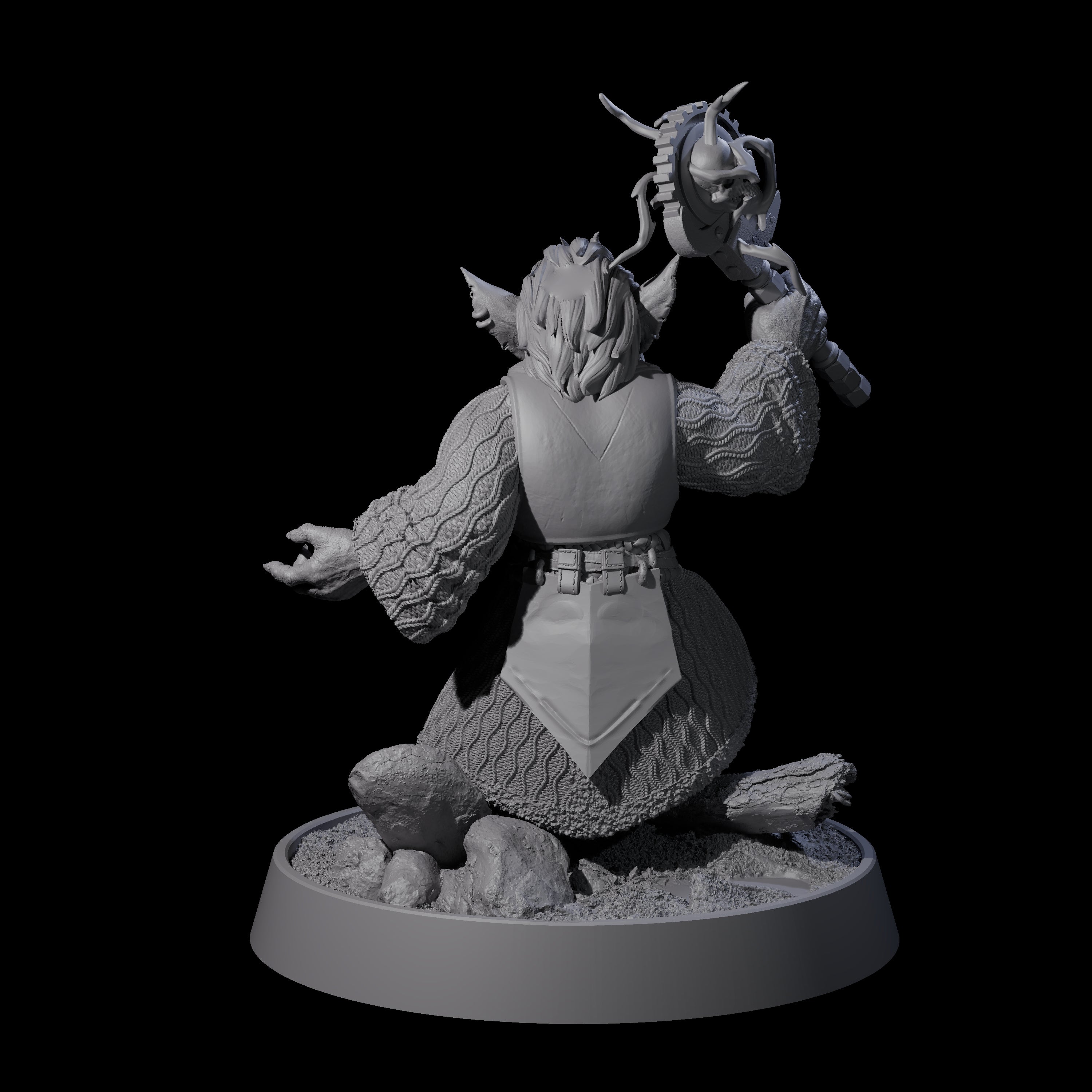 Sparking Goblin Grenadier B Miniature for Dungeons and Dragons, Pathfinder or other TTRPGs