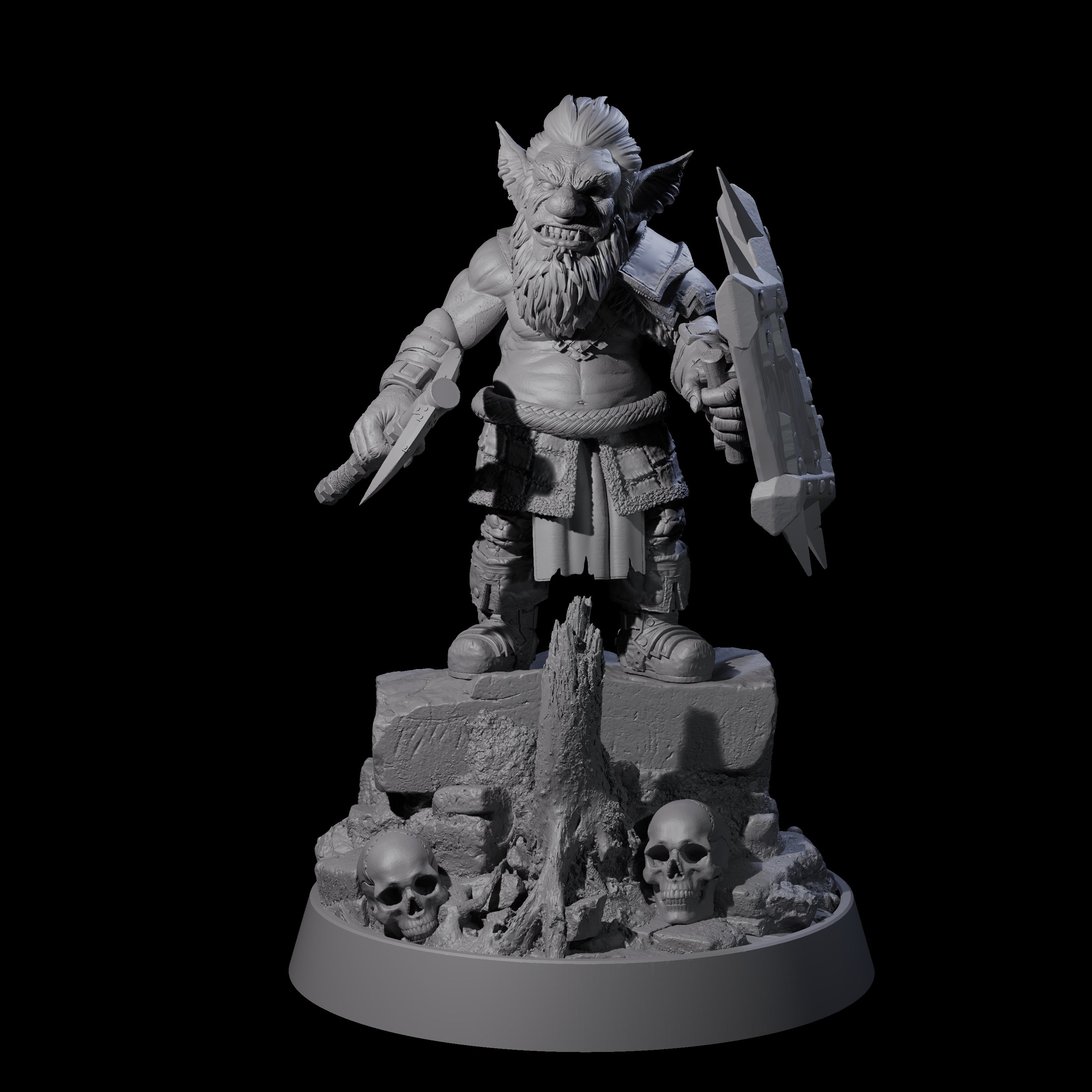 Sparking Goblin Grenadier C Miniature for Dungeons and Dragons, Pathfinder or other TTRPGs