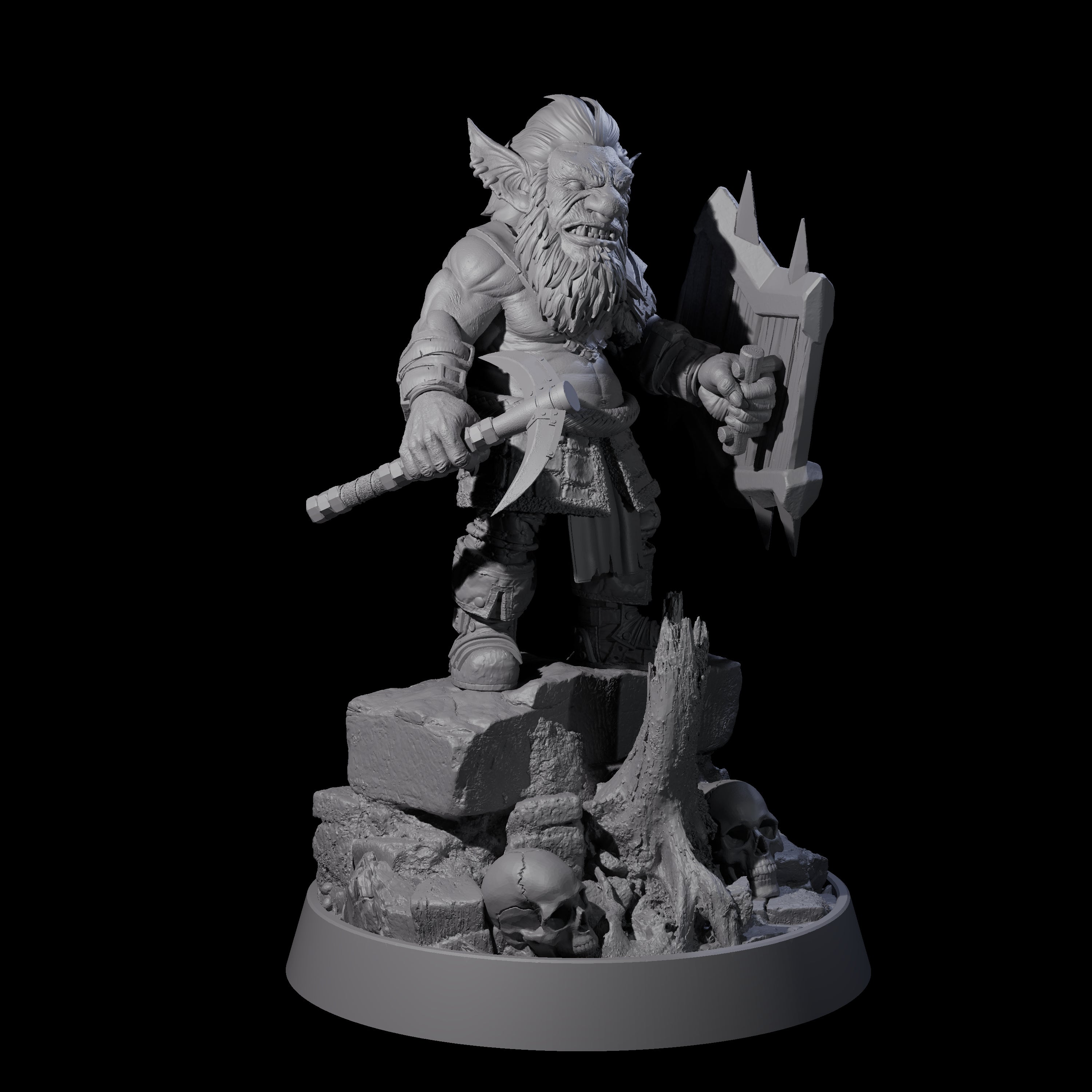 Sparking Goblin Grenadier C Miniature for Dungeons and Dragons, Pathfinder or other TTRPGs