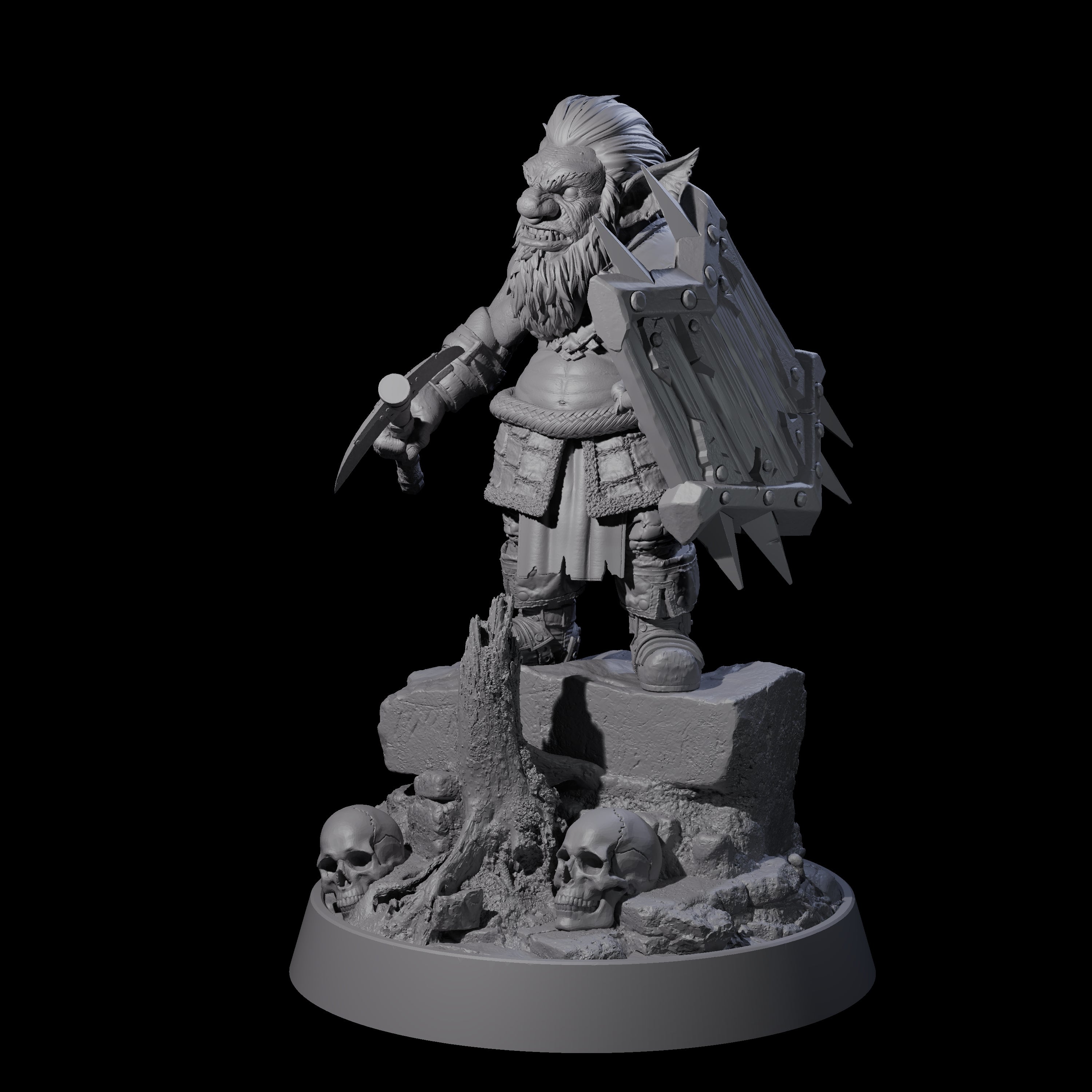 Sparking Goblin Grenadier C Miniature for Dungeons and Dragons, Pathfinder or other TTRPGs