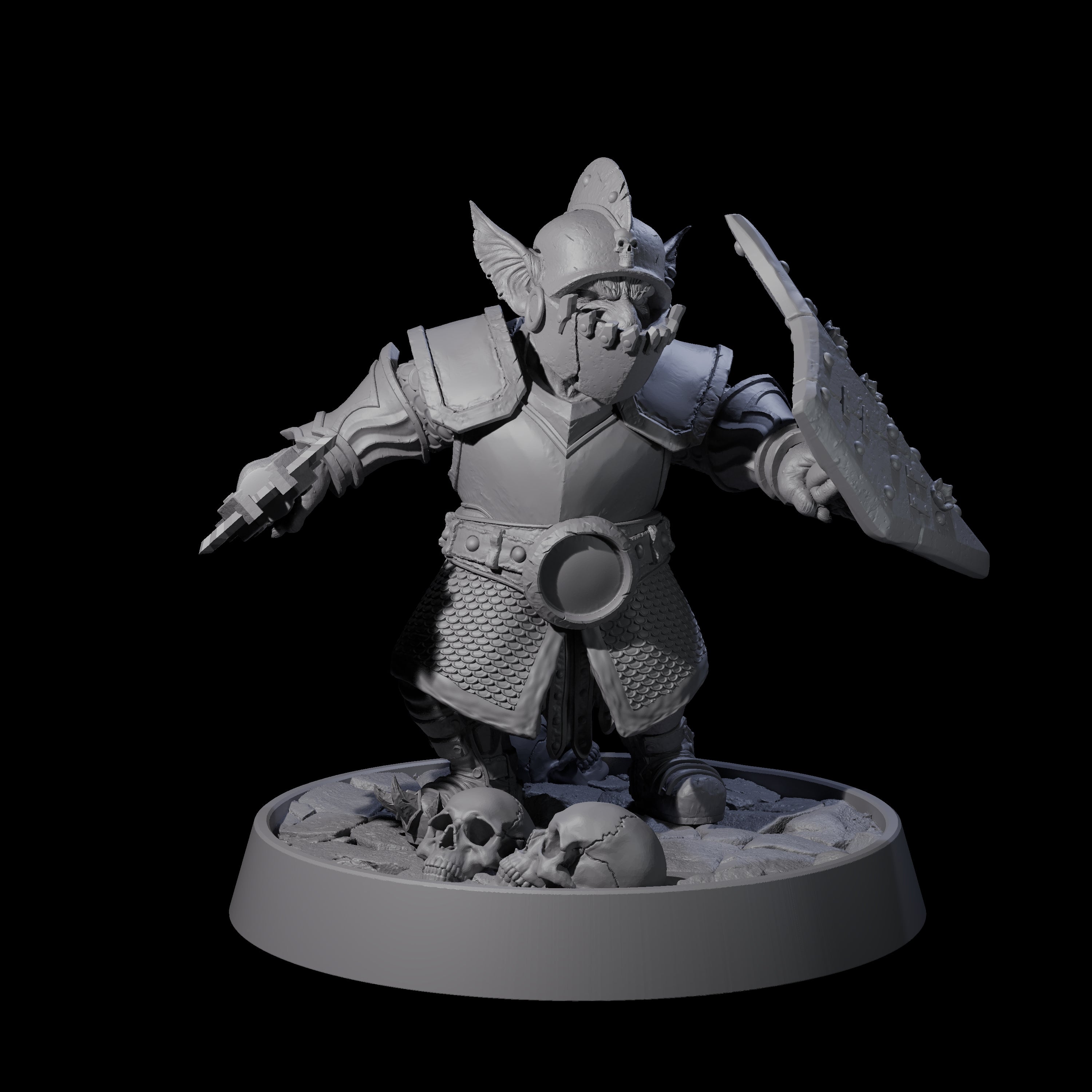 Sparking Goblin Grenadier D Miniature for Dungeons and Dragons, Pathfinder or other TTRPGs