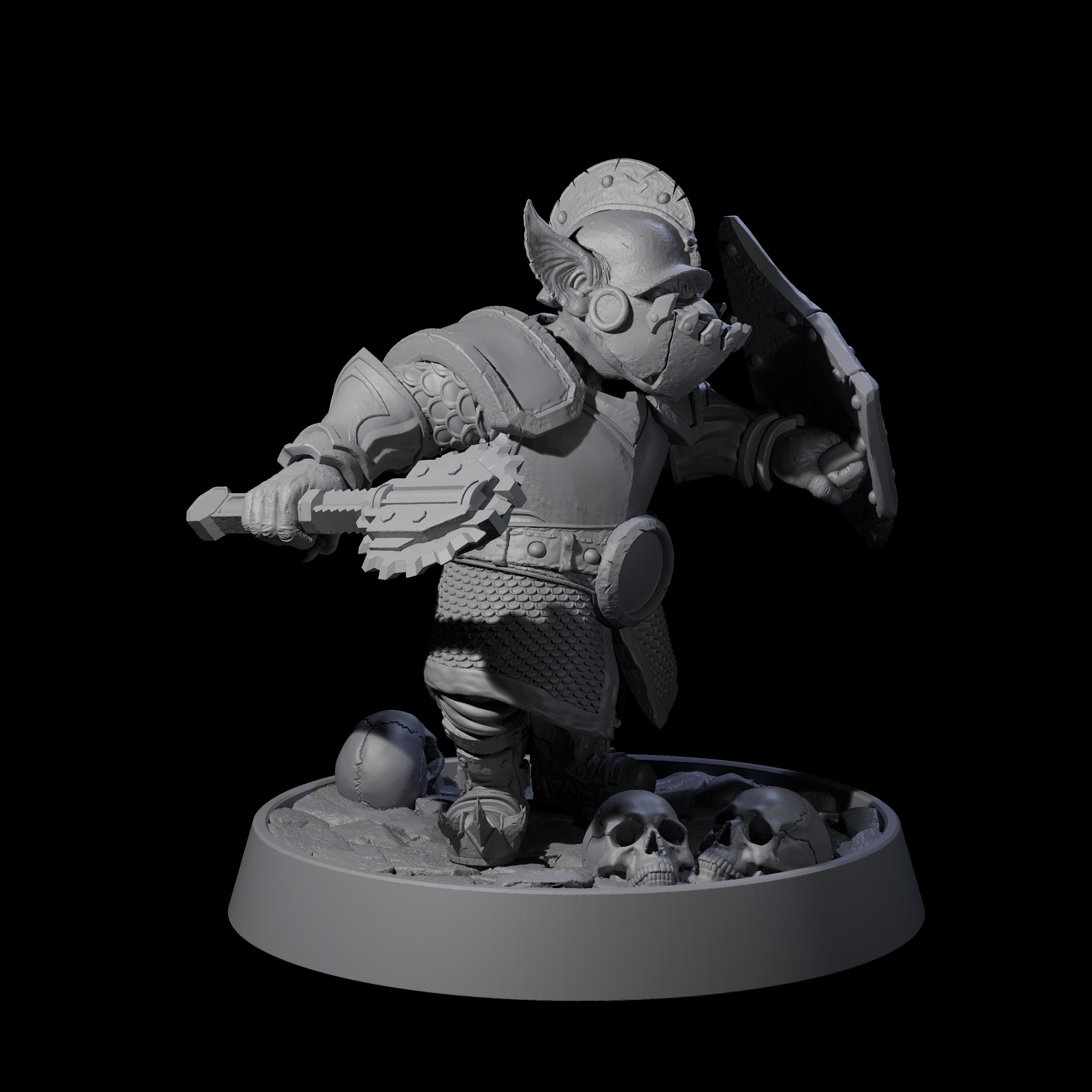 Sparking Goblin Grenadier D Miniature for Dungeons and Dragons, Pathfinder or other TTRPGs