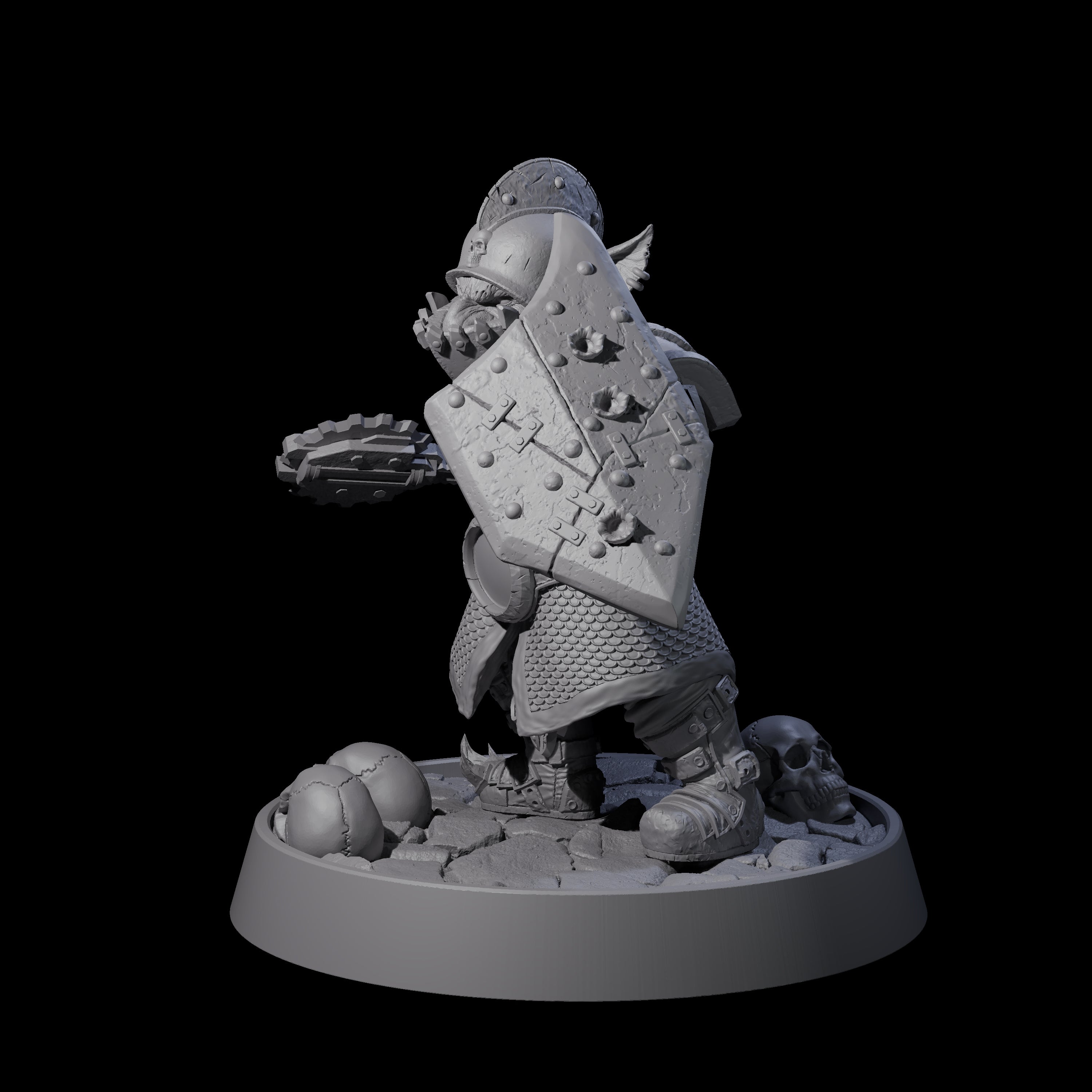 Sparking Goblin Grenadier D Miniature for Dungeons and Dragons, Pathfinder or other TTRPGs