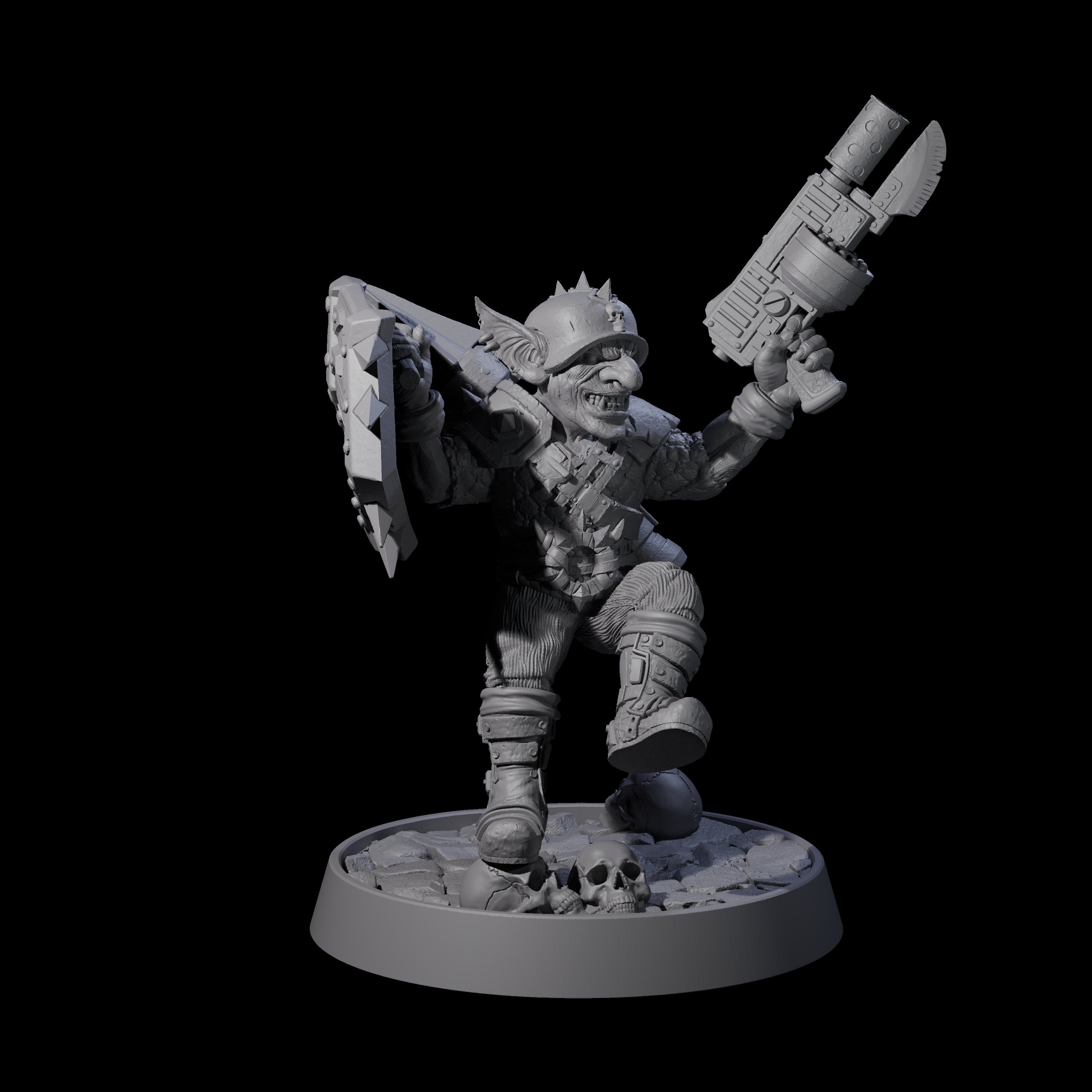 Sparking Goblin Grenadier E Miniature for Dungeons and Dragons, Pathfinder or other TTRPGs