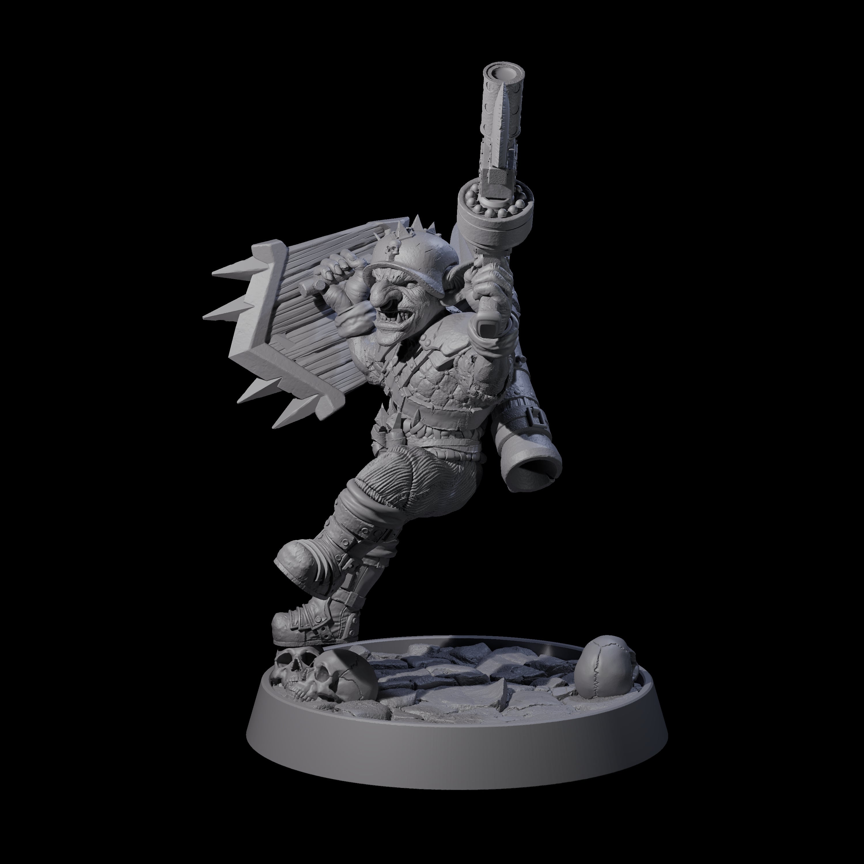 Sparking Goblin Grenadier E Miniature for Dungeons and Dragons, Pathfinder or other TTRPGs