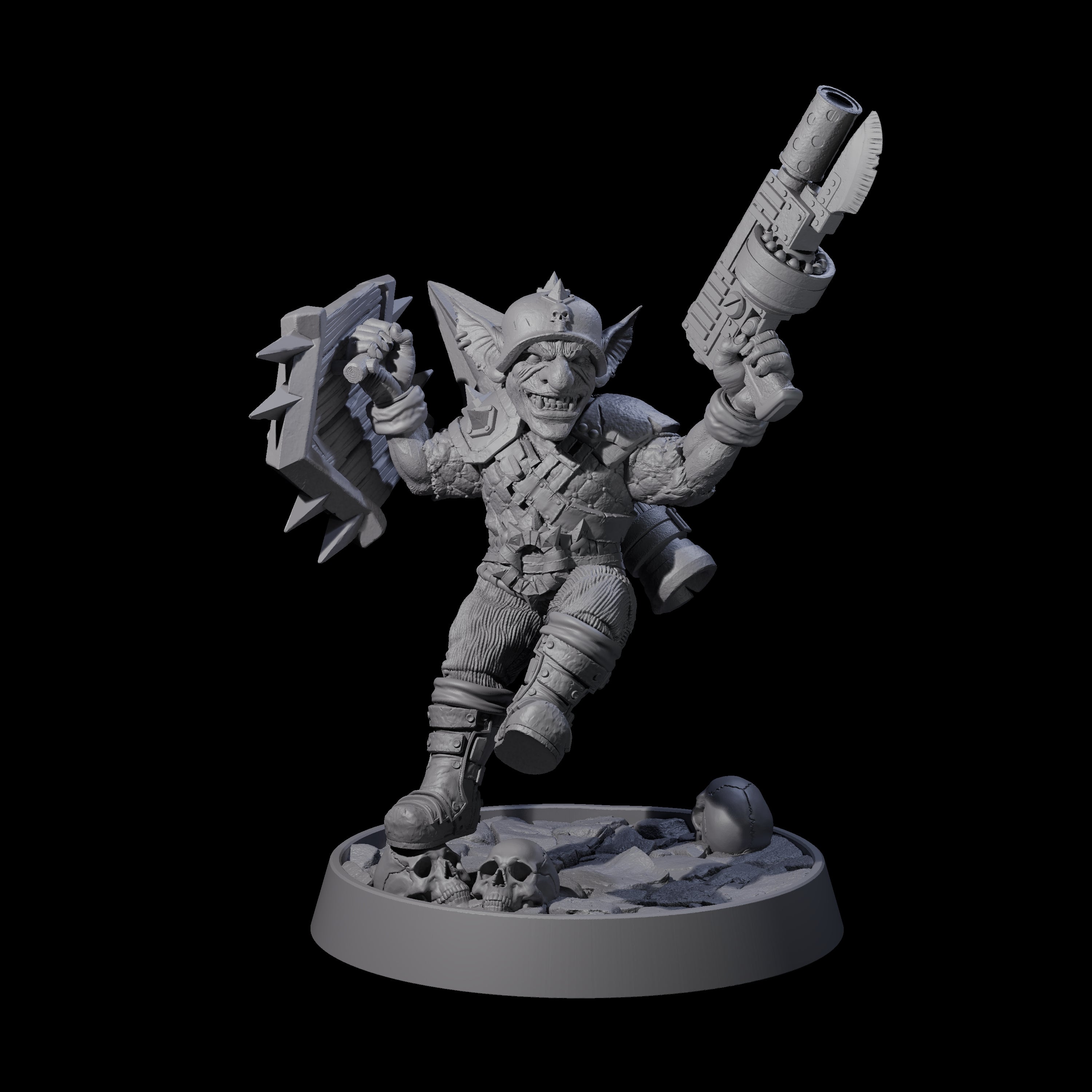 Sparking Goblin Grenadier E Miniature for Dungeons and Dragons, Pathfinder or other TTRPGs