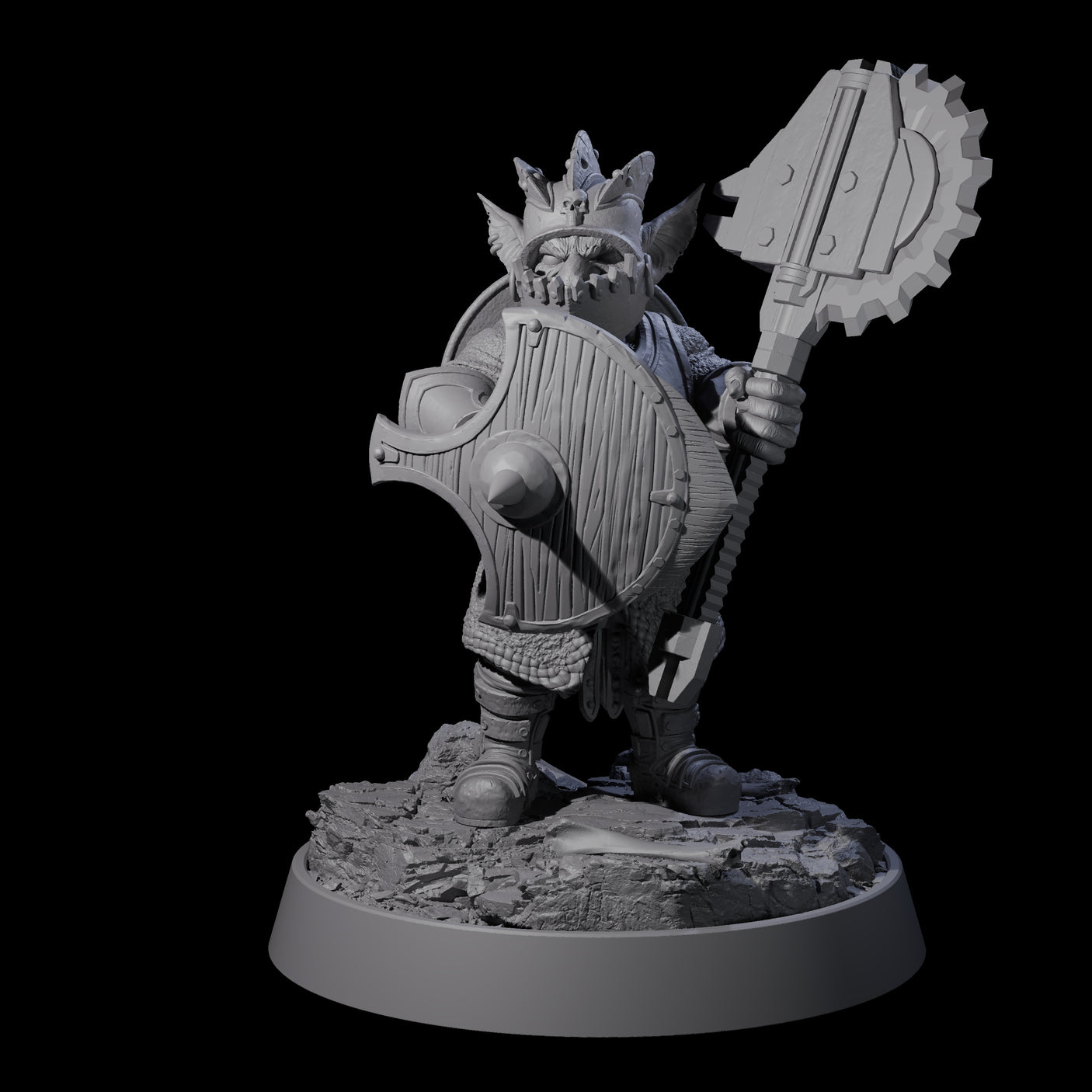 Sparking Goblin Grenadier G Miniature for Dungeons and Dragons, Pathfinder or other TTRPGs