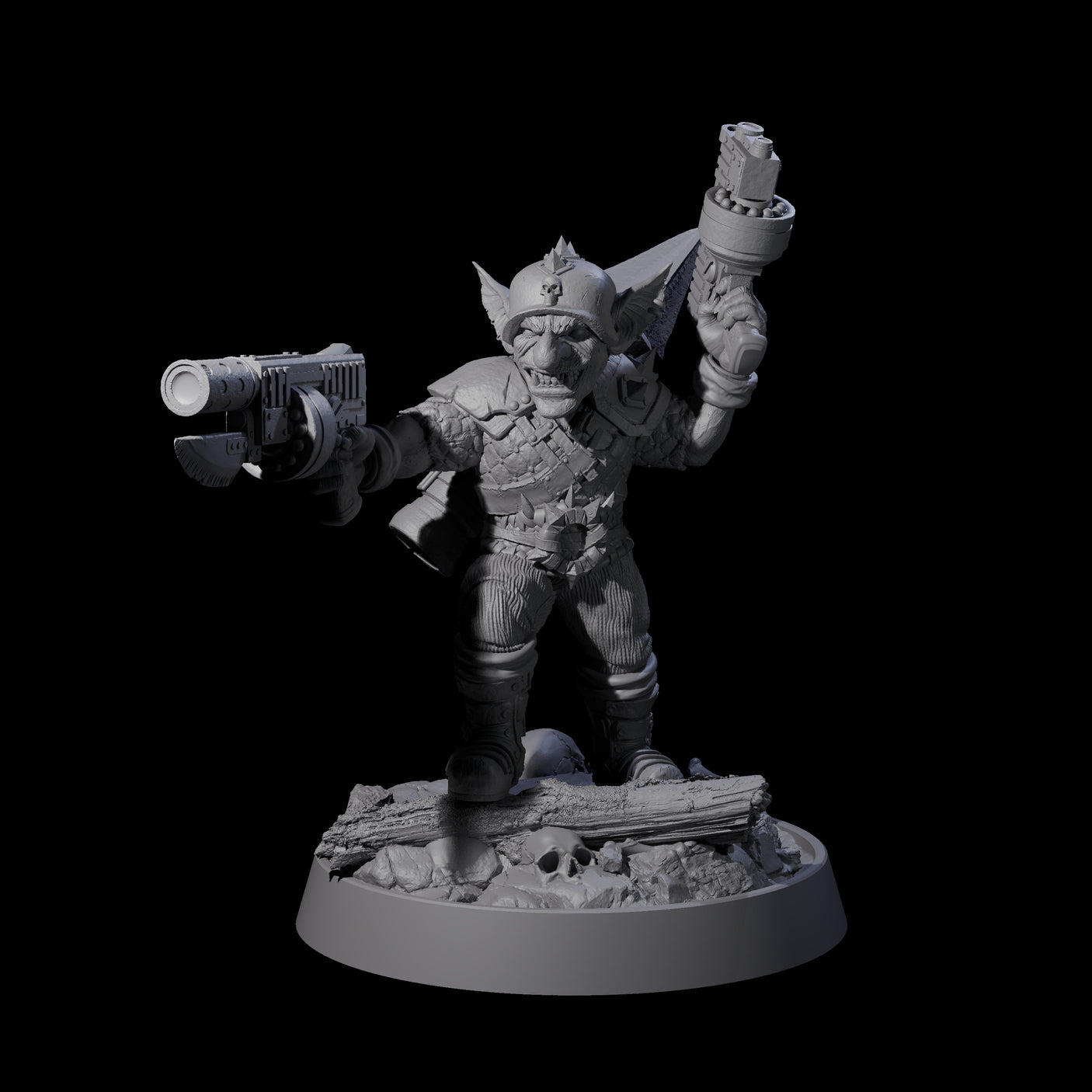 Sparking Goblin Grenadier I Miniature for Dungeons and Dragons, Pathfinder or other TTRPGs