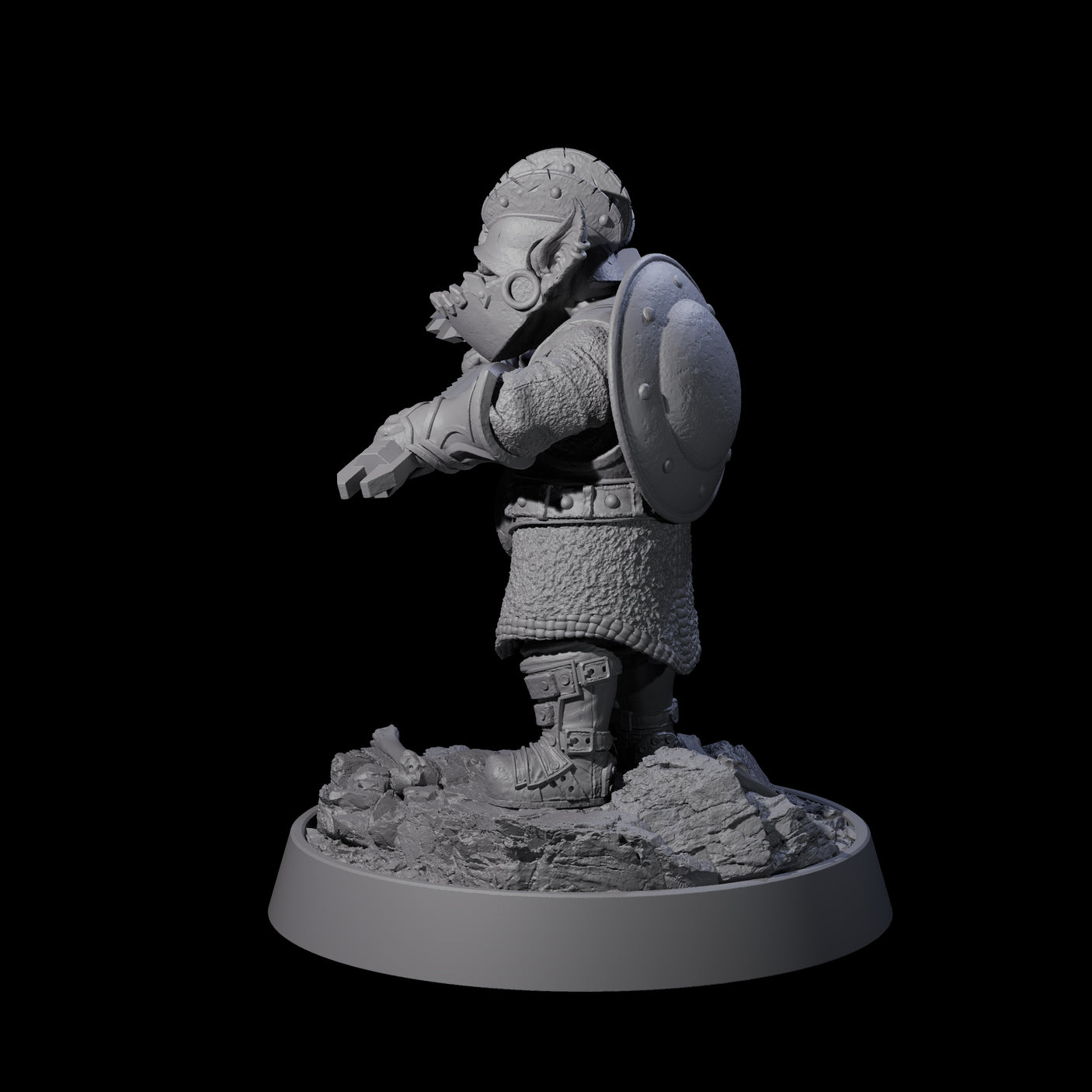 Sparking Goblin Grenadier J Miniature for Dungeons and Dragons, Pathfinder or other TTRPGs