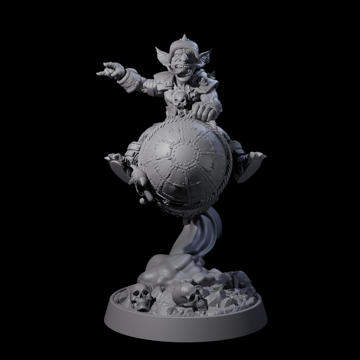 Sparking Goblin Grenadier K Miniature for Dungeons and Dragons, Pathfinder or other TTRPGs
