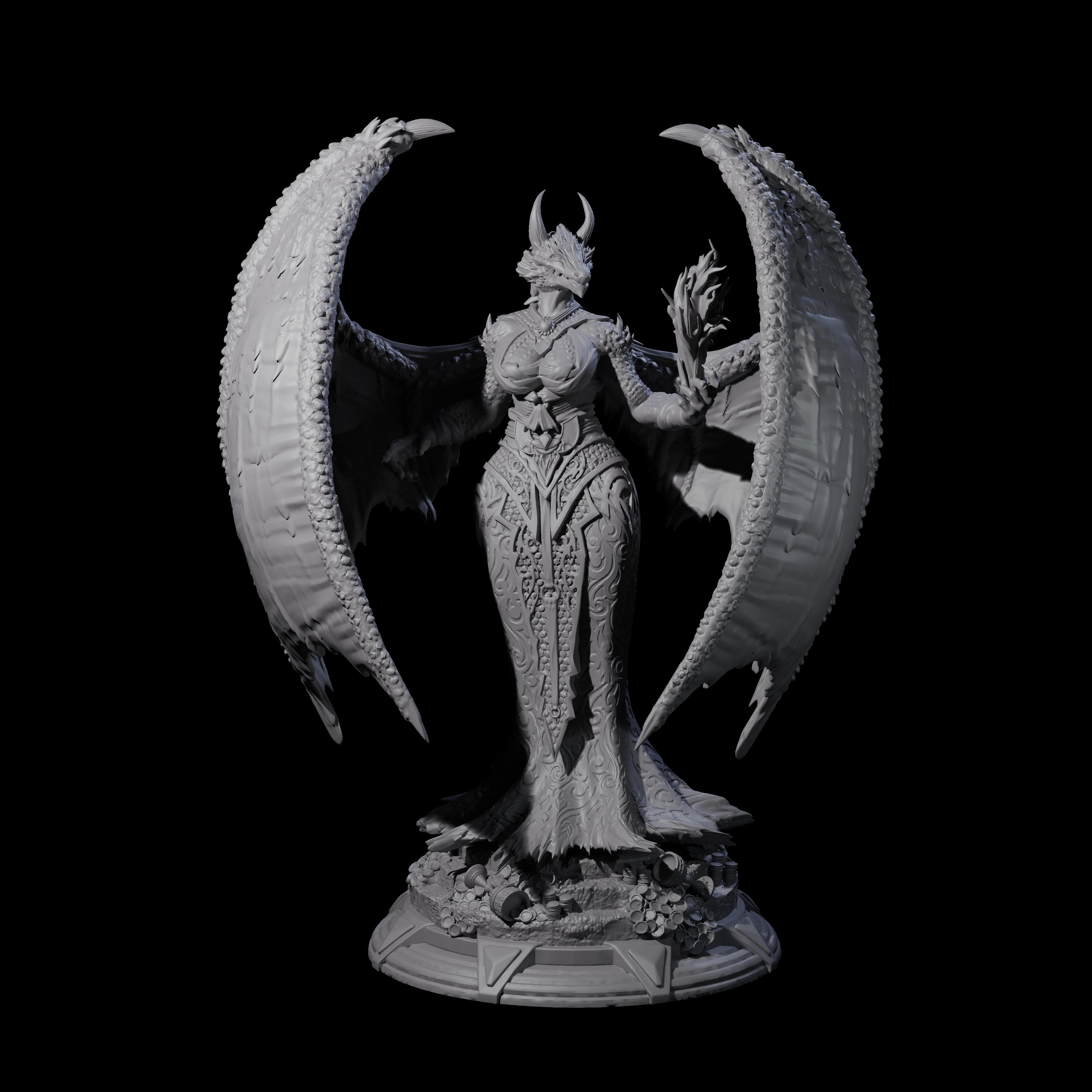 Sparking Sorcerer Miniature for Dungeons and Dragons, Pathfinder or other TTRPGs