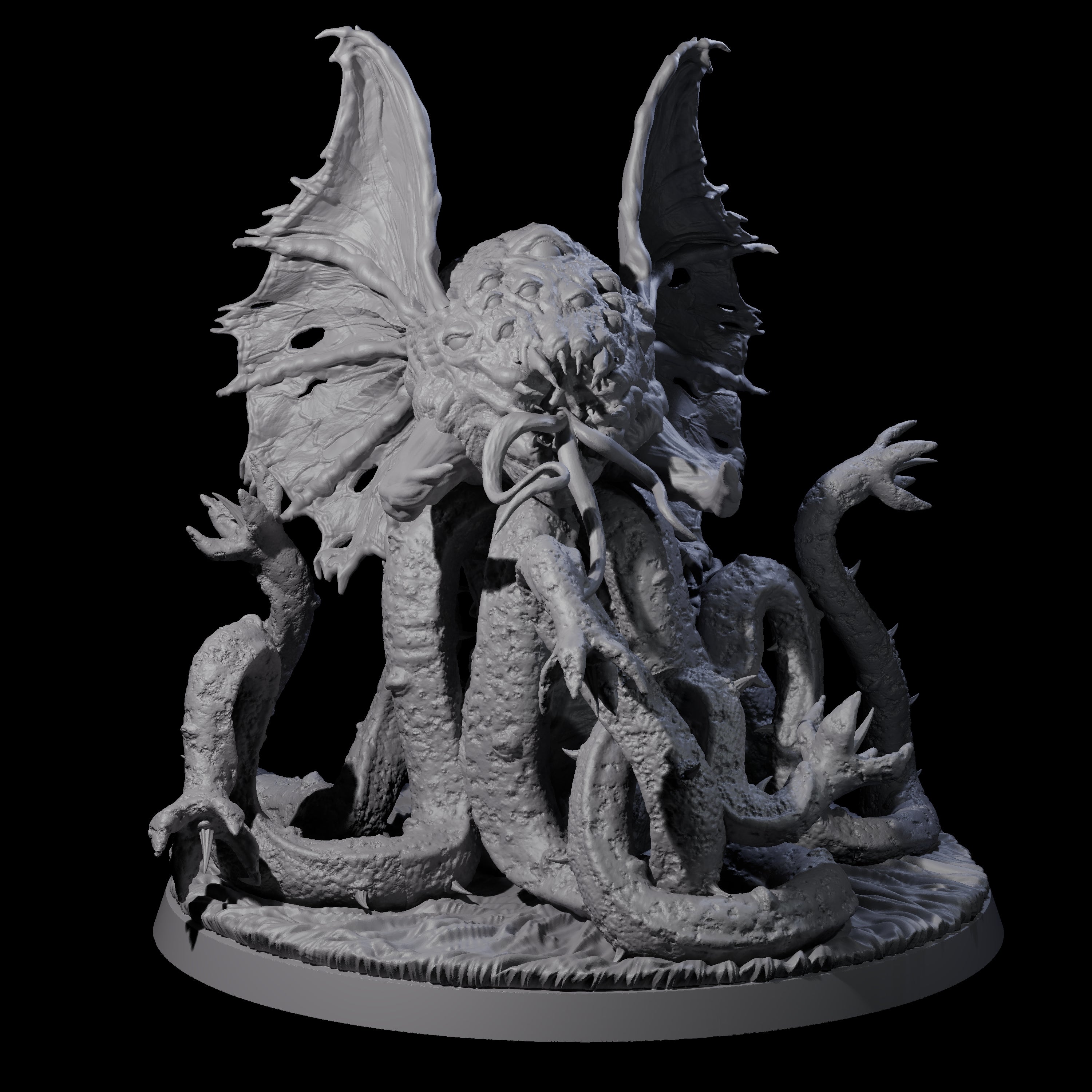 Spawning Aboleth Miniature for Dungeons and Dragons, Pathfinder or other TTRPGs