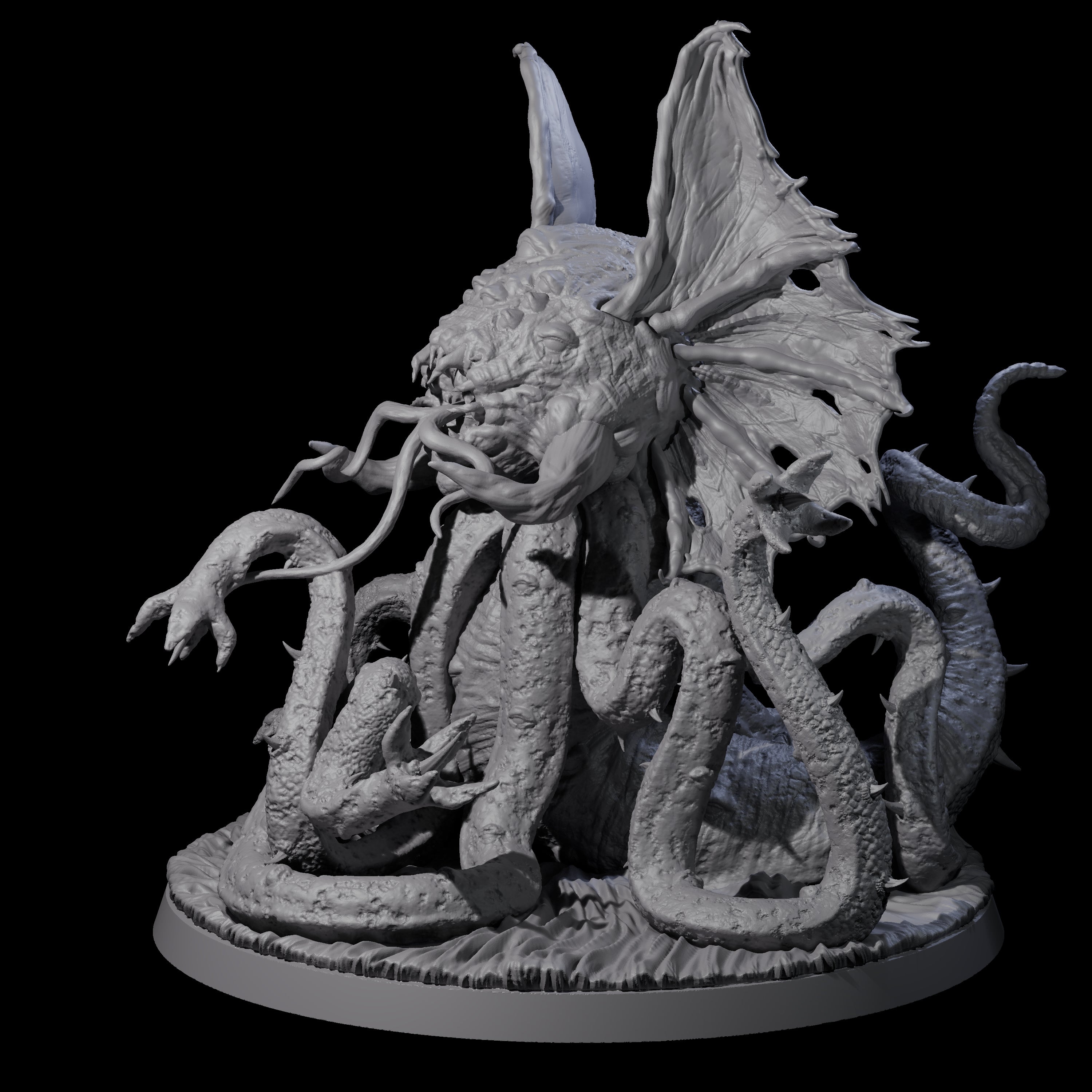 Spawning Aboleth Miniature for Dungeons and Dragons, Pathfinder or other TTRPGs