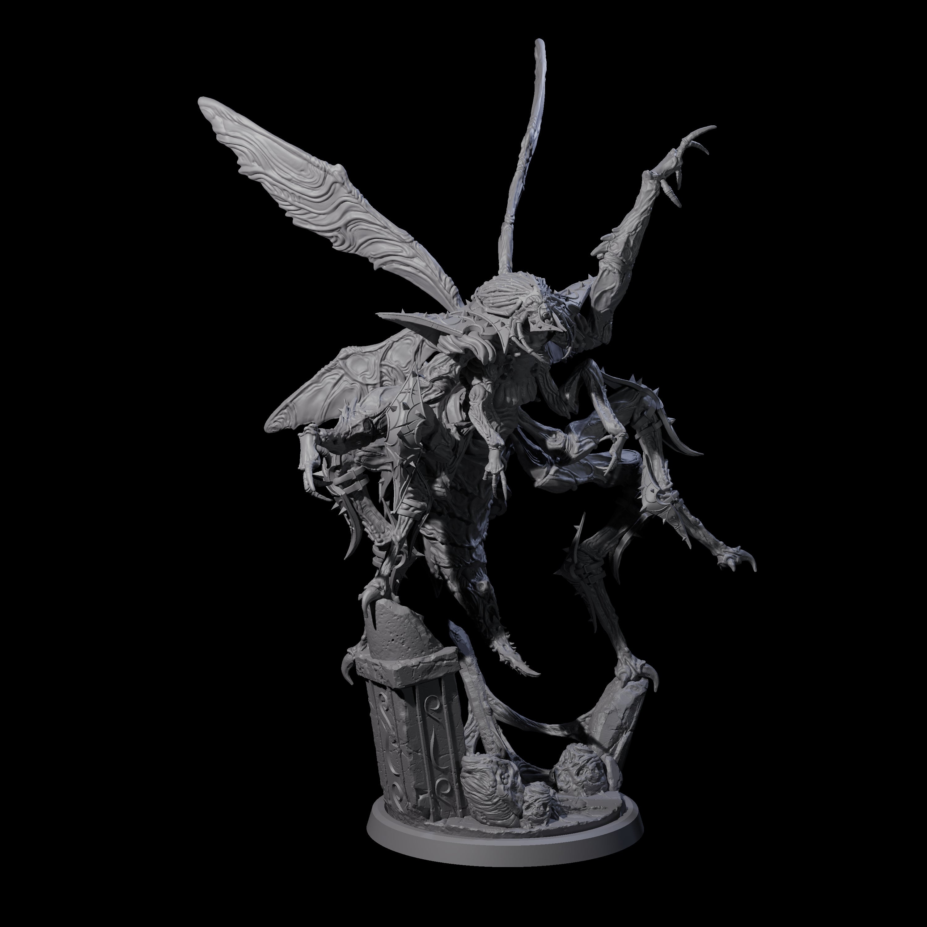 Spawning Fiendish Insectoid Miniature for Dungeons and Dragons, Pathfinder or other TTRPGs