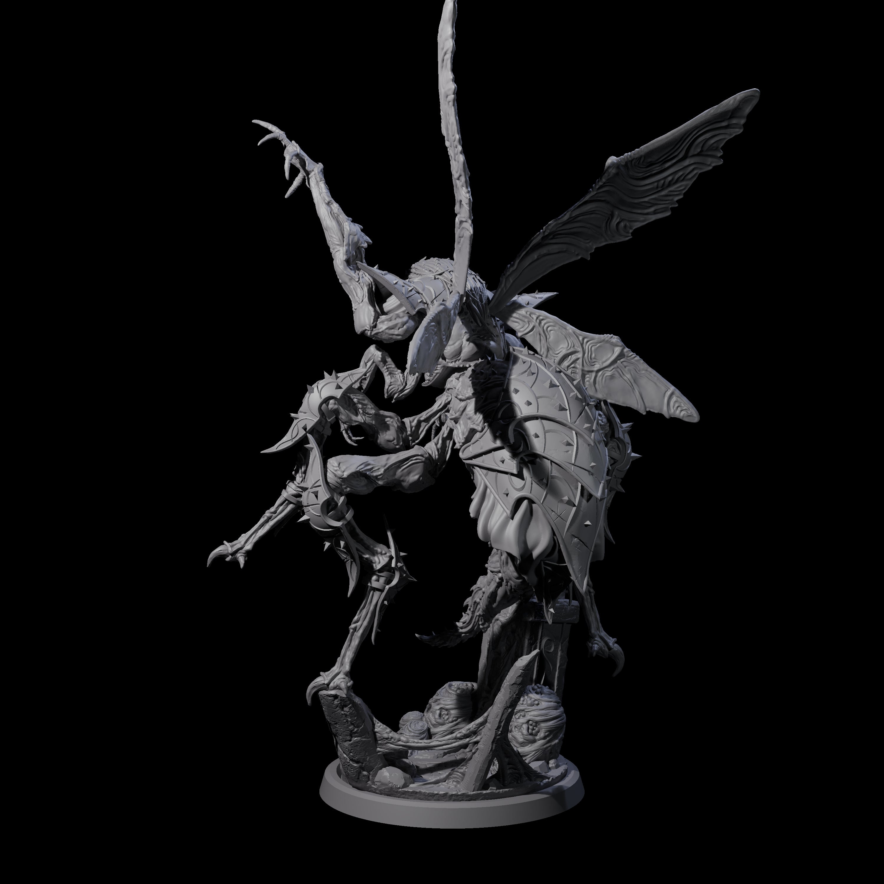 Spawning Fiendish Insectoid Miniature for Dungeons and Dragons, Pathfinder or other TTRPGs