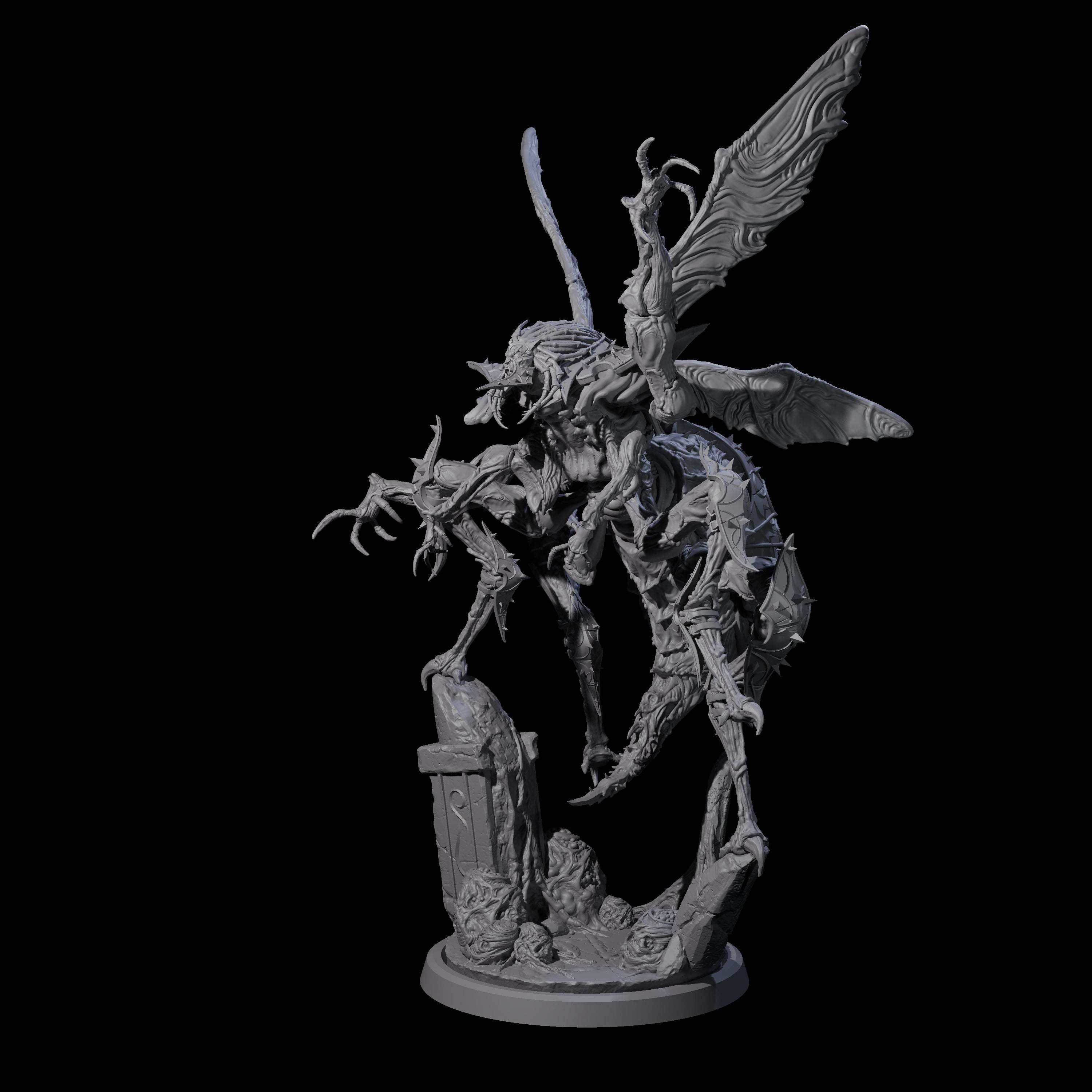Spawning Fiendish Insectoid Miniature for Dungeons and Dragons, Pathfinder or other TTRPGs
