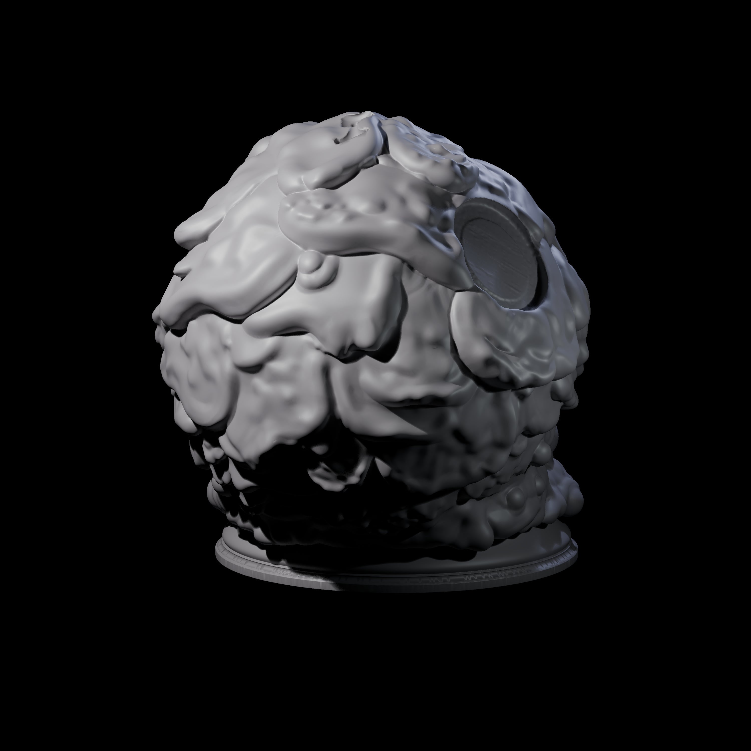 Spherical Gelatinous Cube Miniature for Dungeons and Dragons, Pathfinder or other TTRPGs