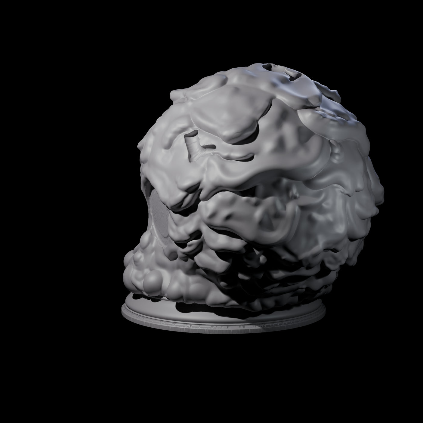 Spherical Gelatinous Cube Miniature for Dungeons and Dragons, Pathfinder or other TTRPGs