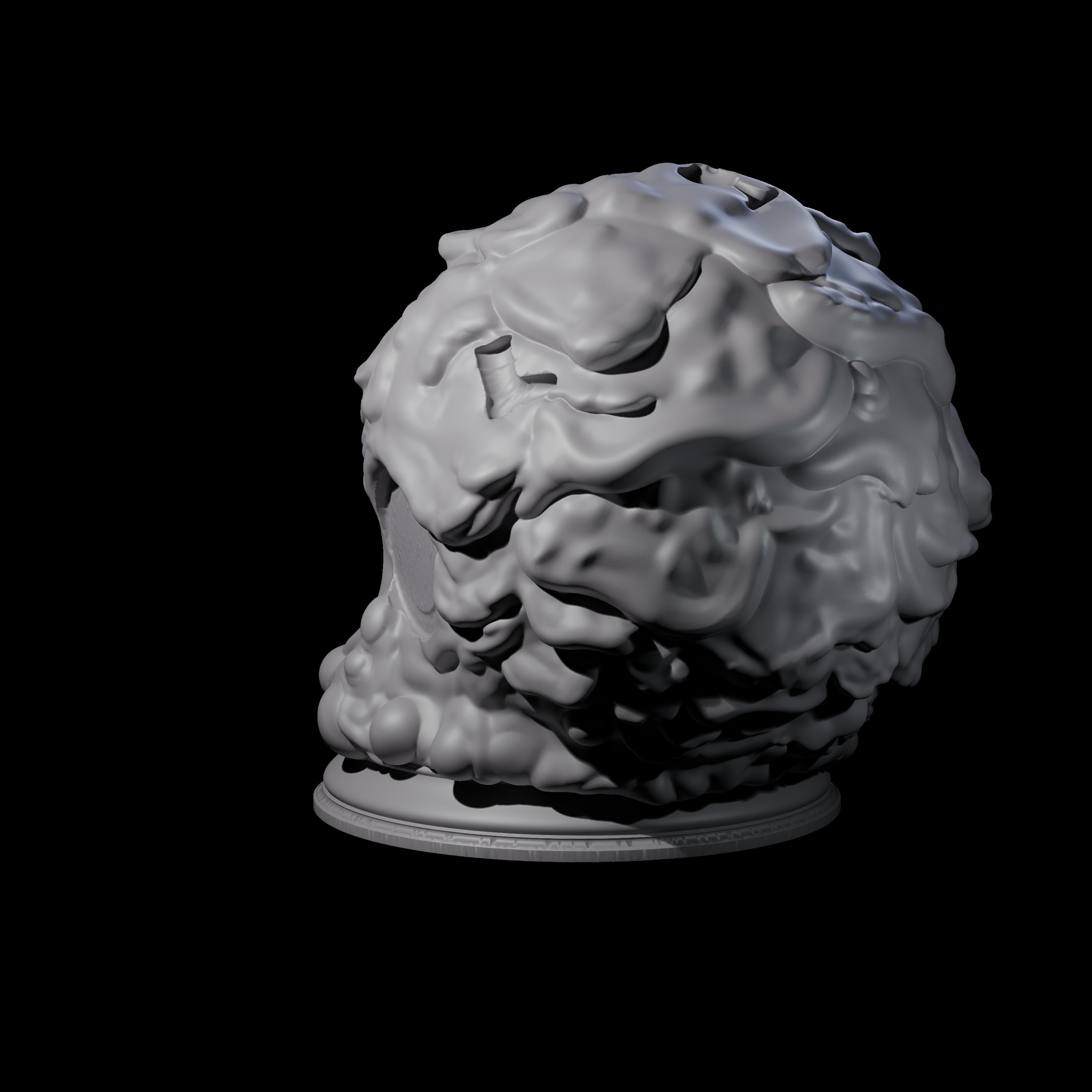 Spherical Gelatinous Cube Miniature for Dungeons and Dragons, Pathfinder or other TTRPGs