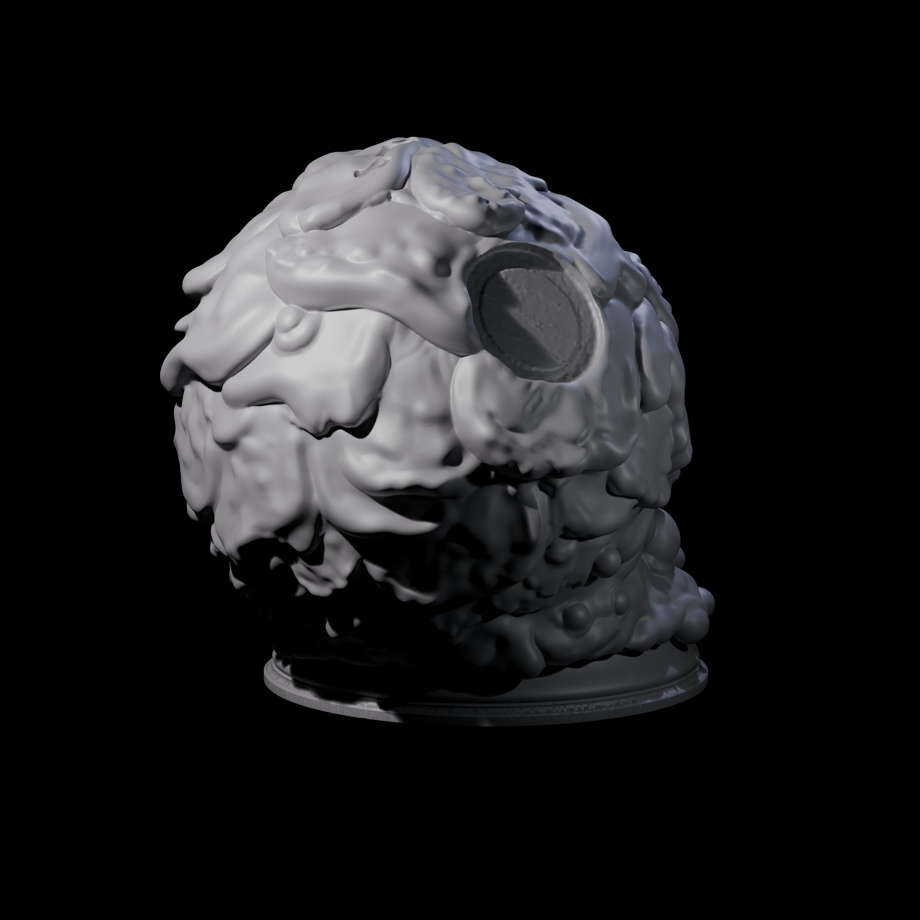 Spherical Gelatinous Cube Miniature for Dungeons and Dragons, Pathfinder or other TTRPGs