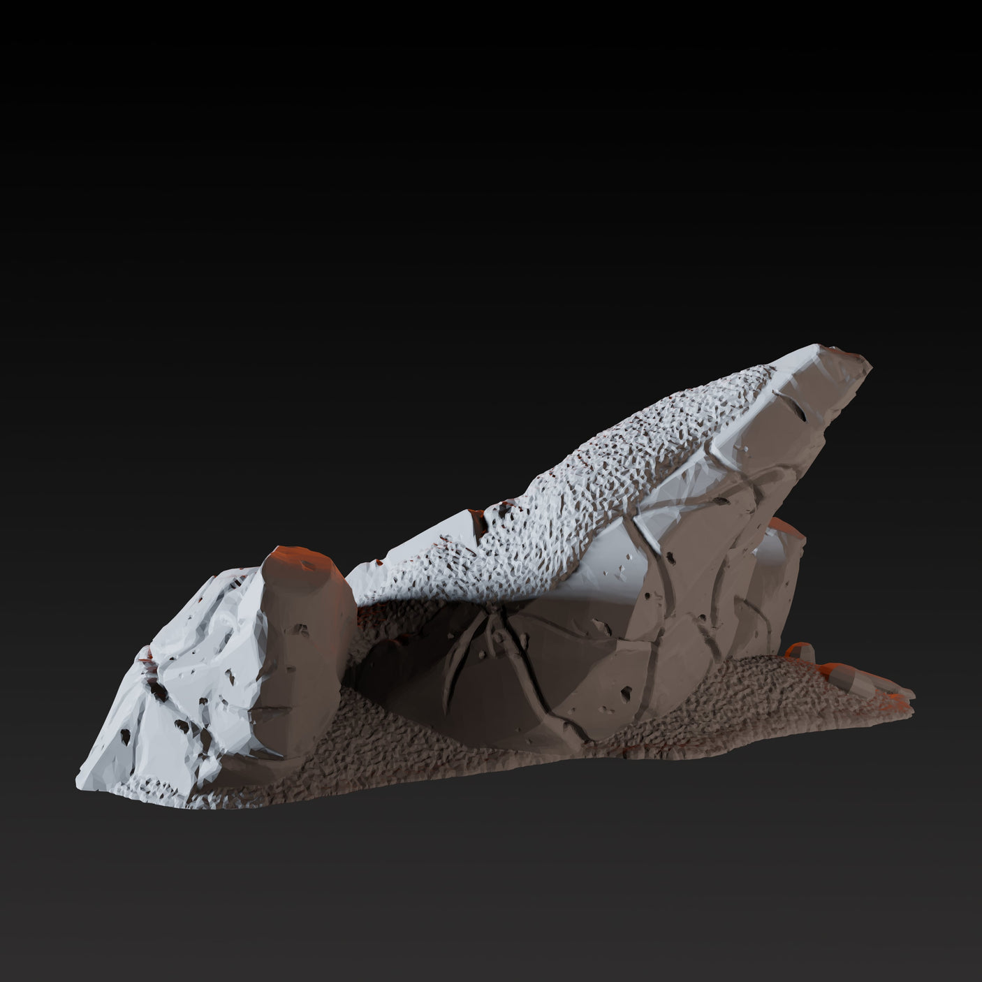 Spiky Ice Formation Miniature for Dungeons and Dragons, Pathfinder or other TTRPGs