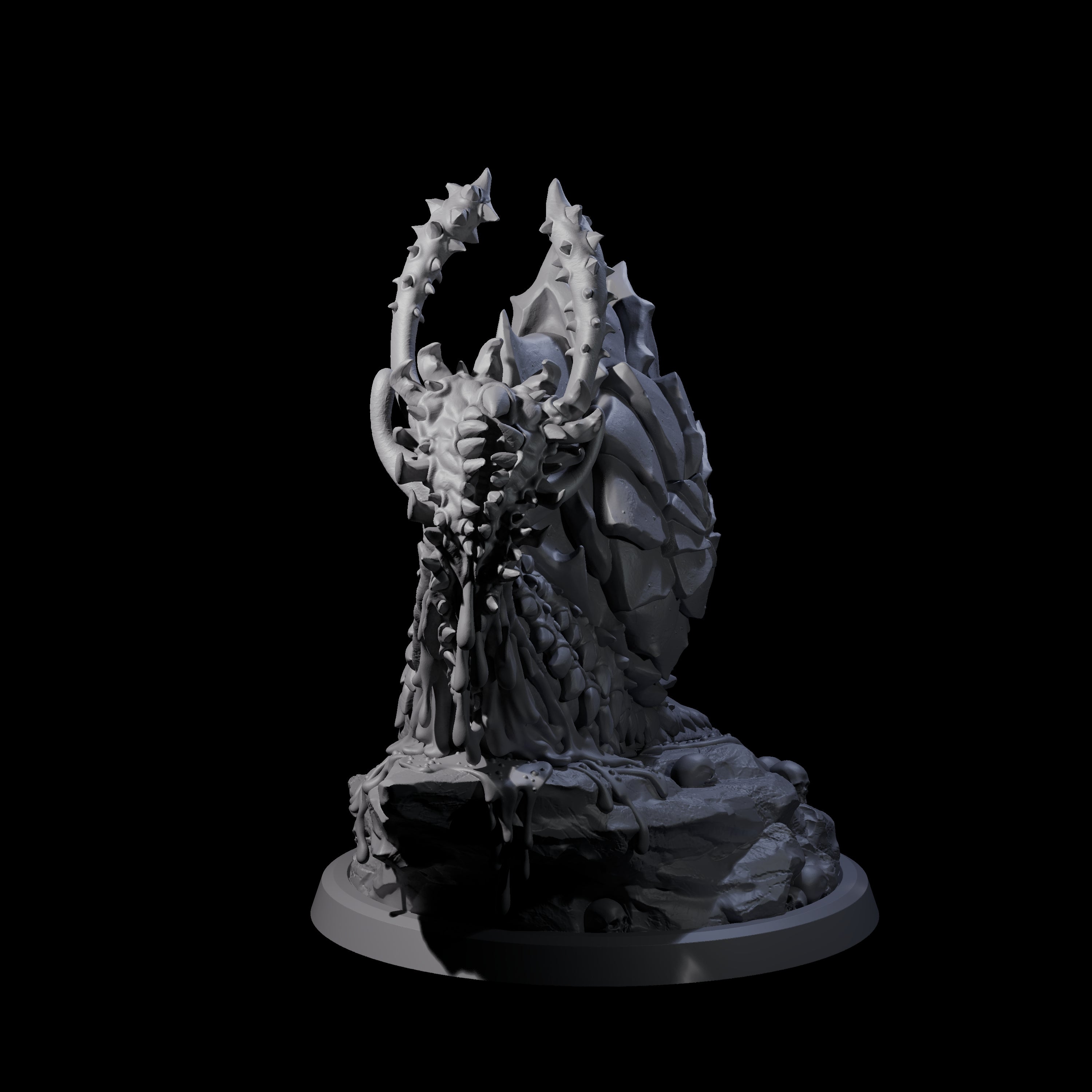 Spiky Snail Miniature for Dungeons and Dragons, Pathfinder or other TTRPGs