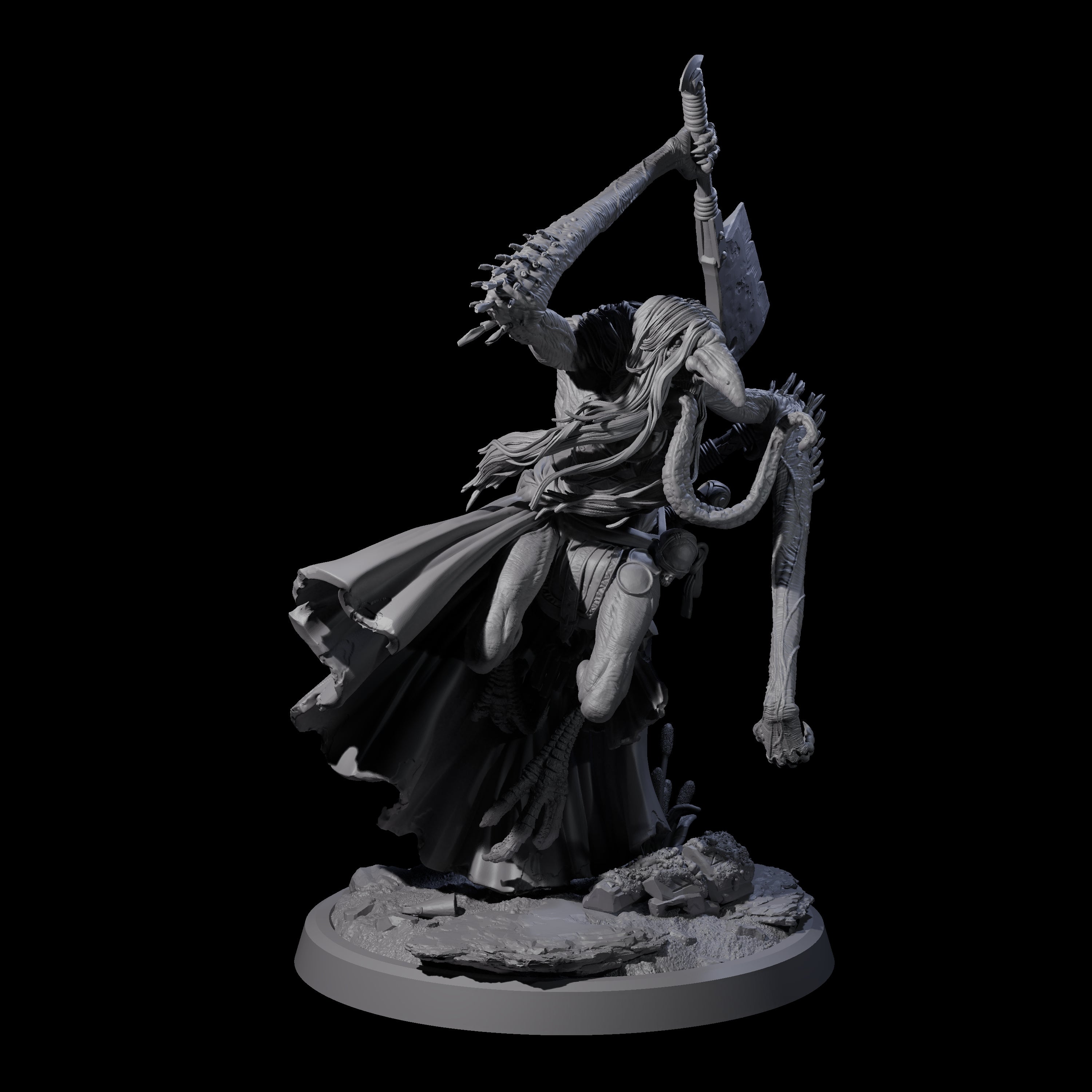 Spindly Forest Hag D Miniature for Dungeons and Dragons, Pathfinder or other TTRPGs