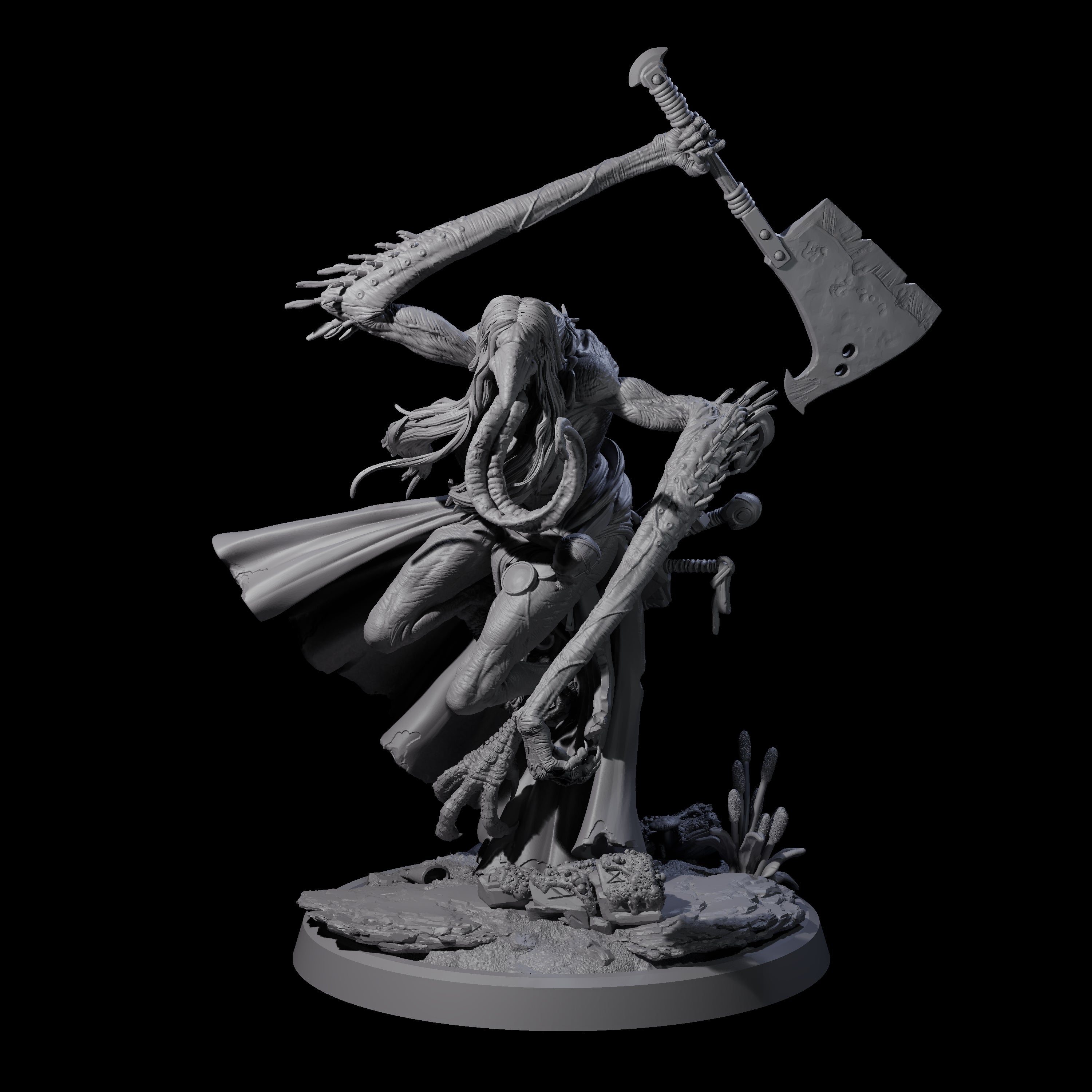 Spindly Forest Hag D Miniature for Dungeons and Dragons, Pathfinder or other TTRPGs