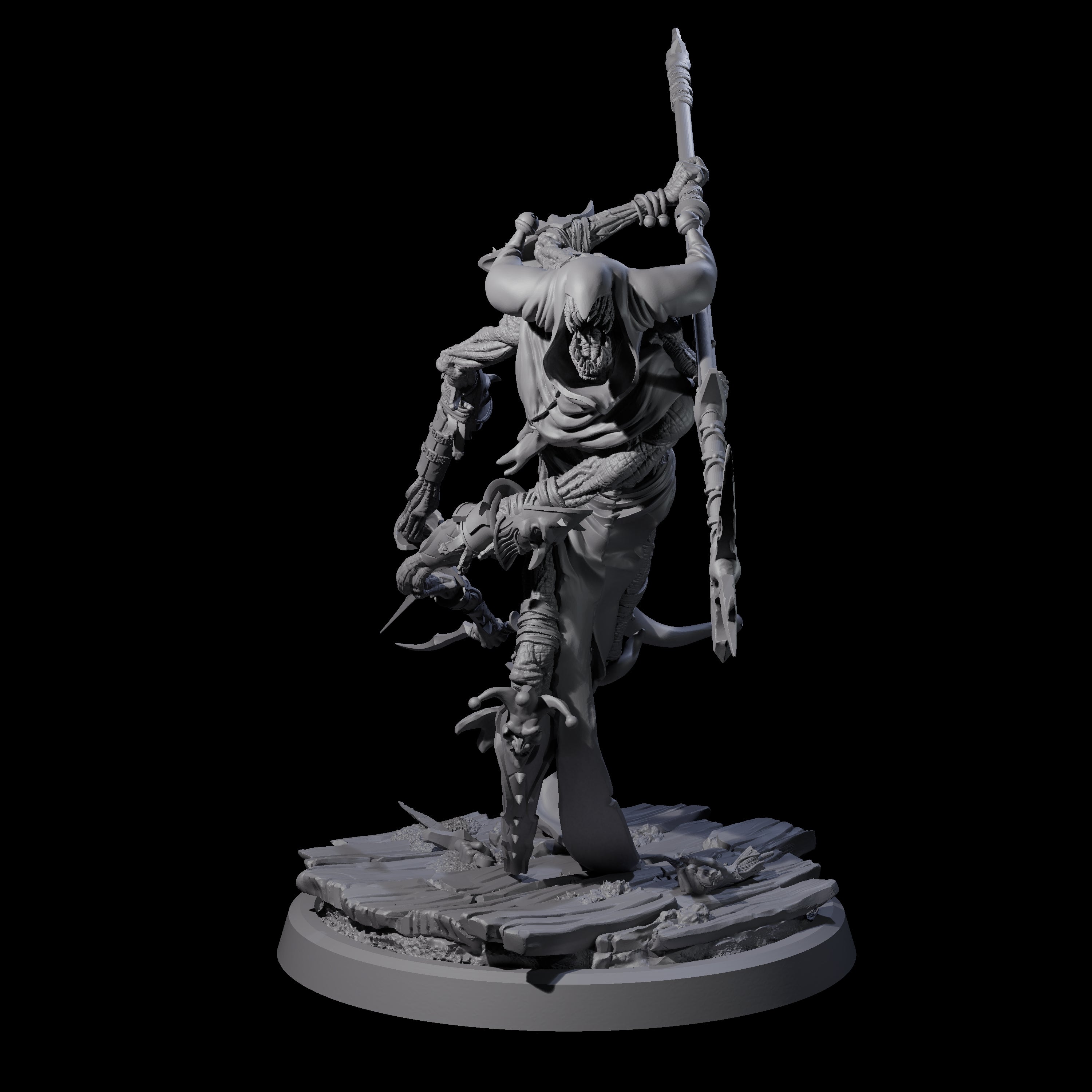 Spindly Marilith Assassin C Miniature for Dungeons and Dragons, Pathfinder or other TTRPGs