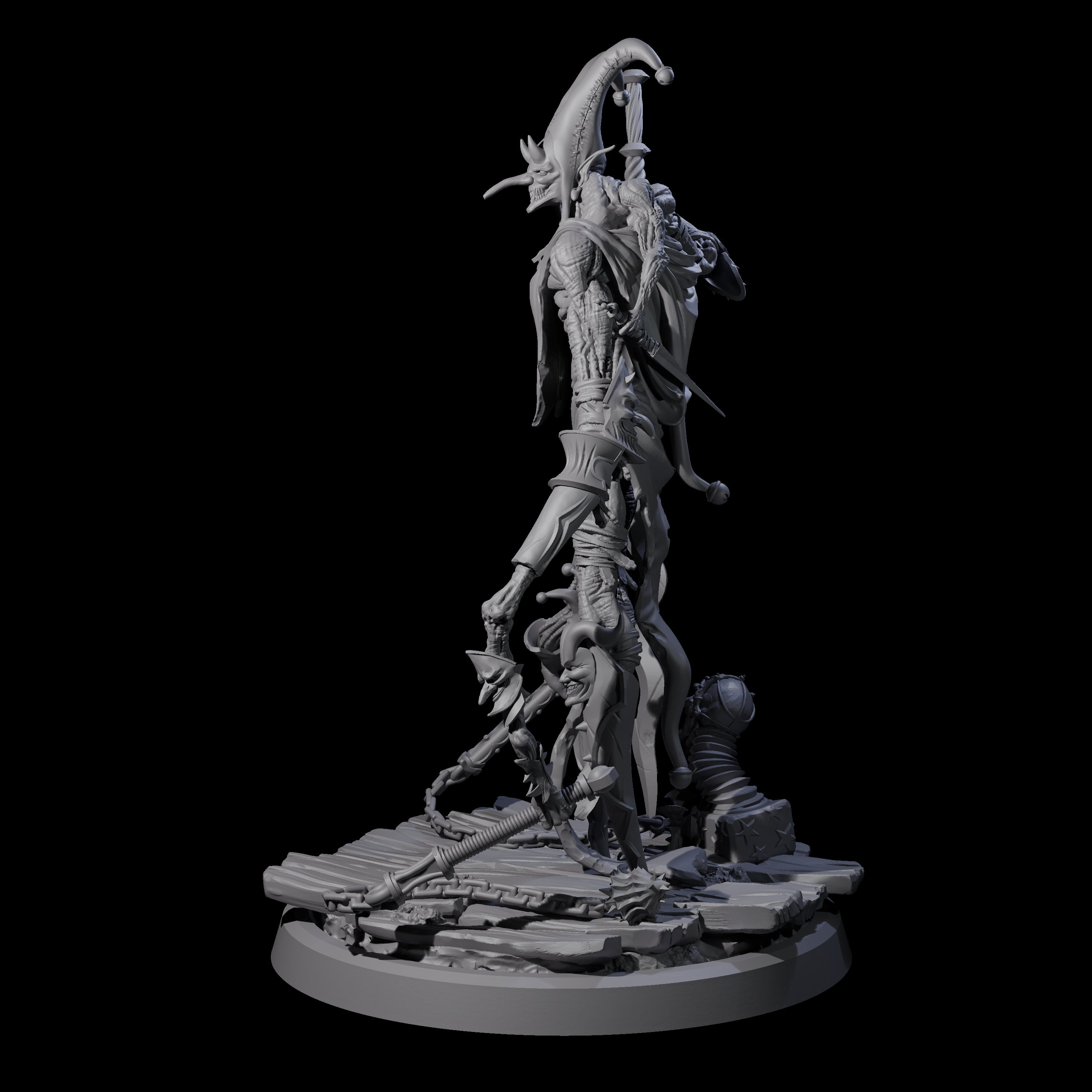 Spindly Marilith Assassin D Miniature for Dungeons and Dragons, Pathfinder or other TTRPGs