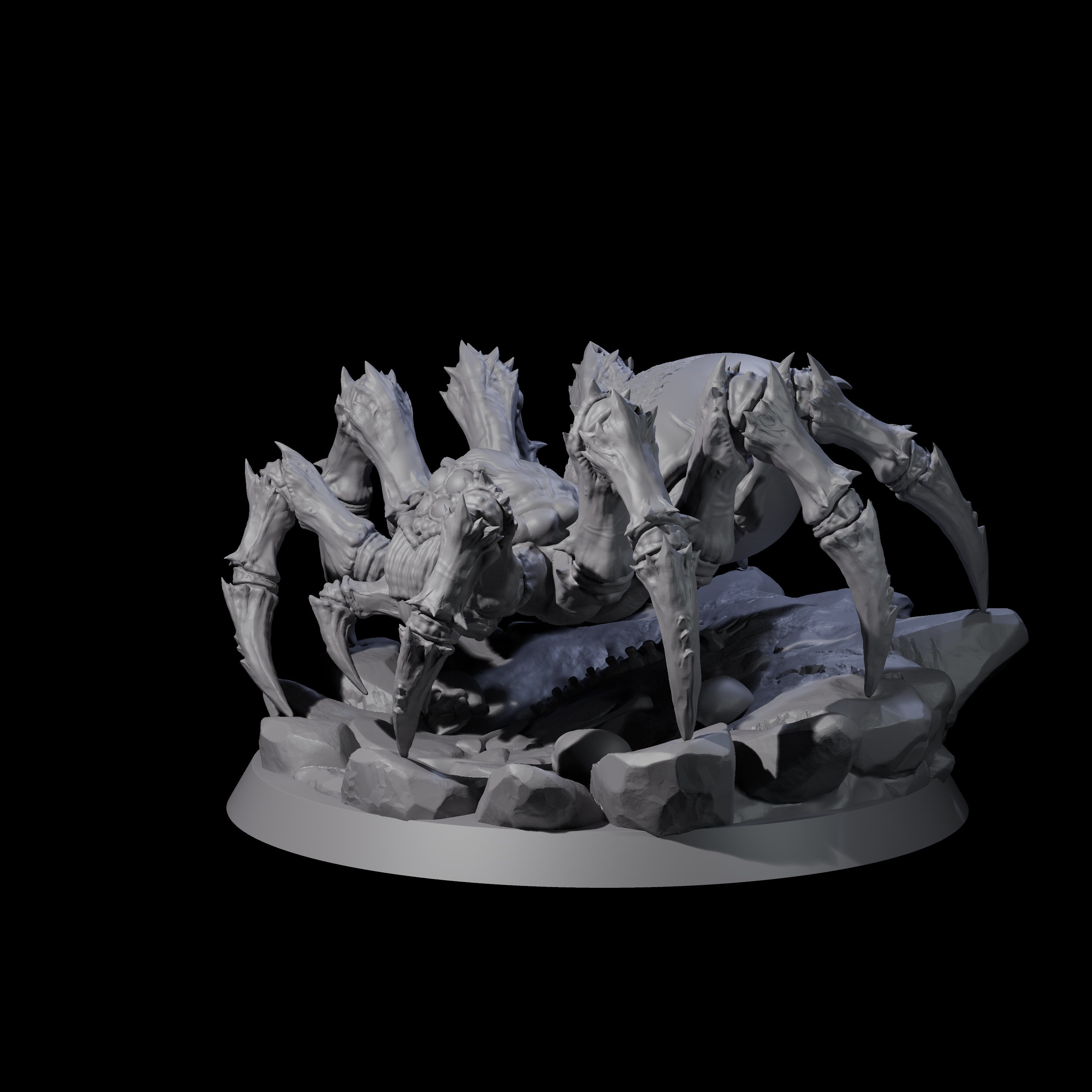 Spinning Giant Spider A Miniature for Dungeons and Dragons, Pathfinder or other TTRPGs