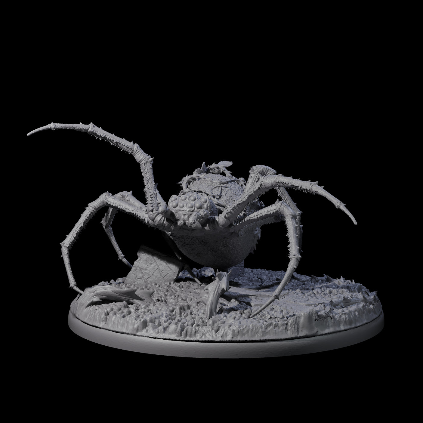 Spinning Web Cave Spider B Miniature for Dungeons and Dragons, Pathfinder or other TTRPGs