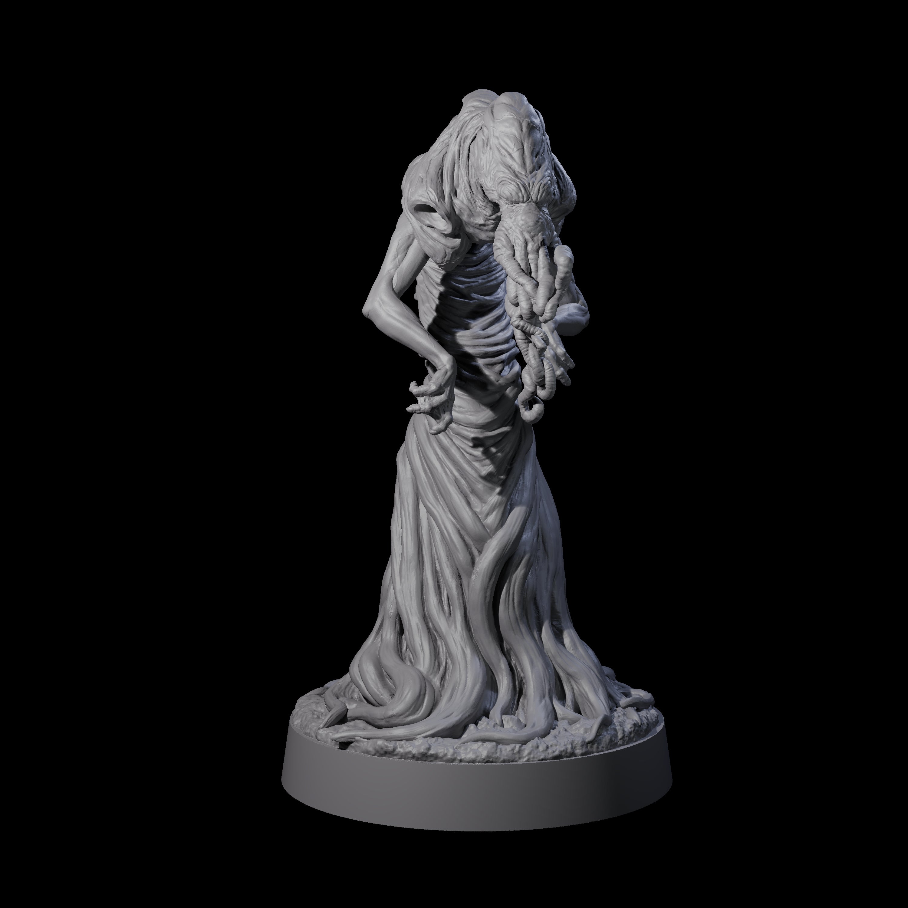 Spiny Mind Flayer A Miniature for Dungeons and Dragons, Pathfinder or other TTRPGs