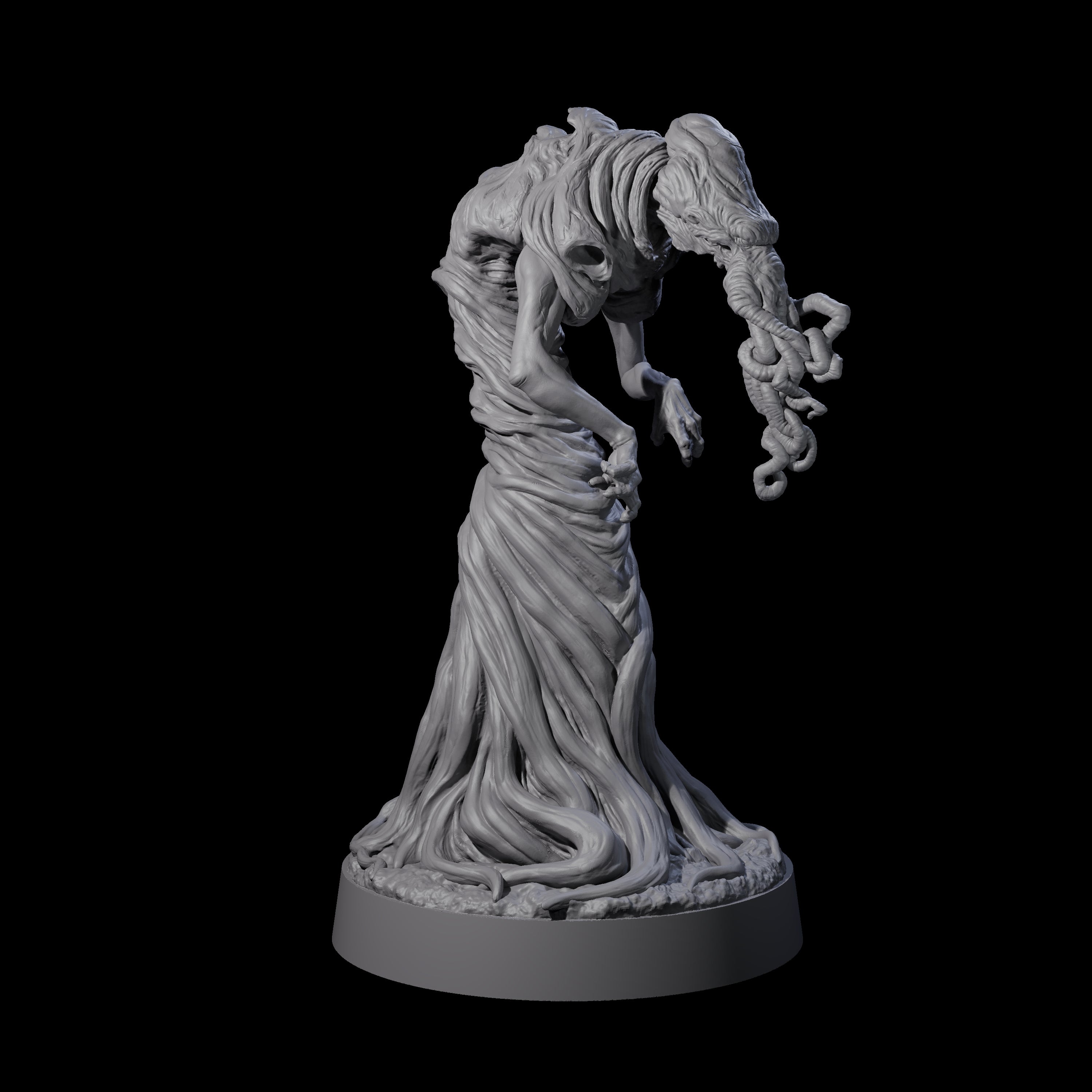 Spiny Mind Flayer A Miniature for Dungeons and Dragons, Pathfinder or other TTRPGs