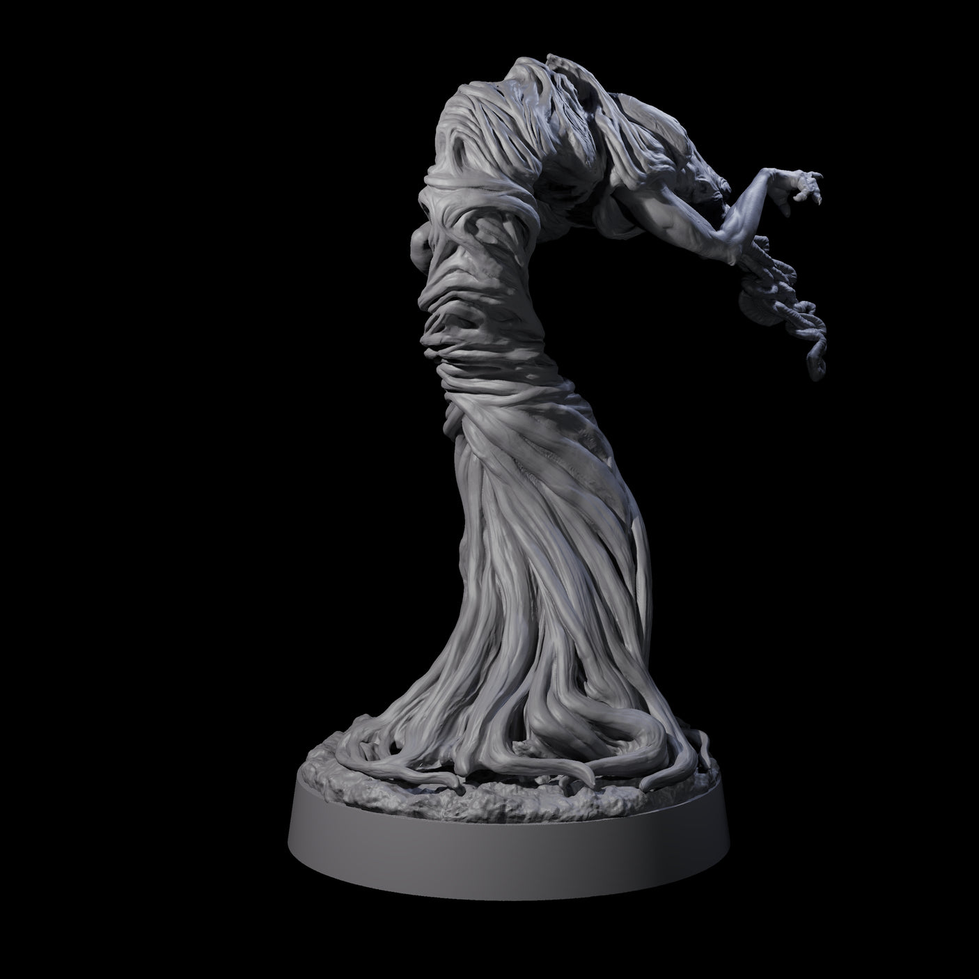 Spiny Mind Flayer B Miniature for Dungeons and Dragons, Pathfinder or other TTRPGs