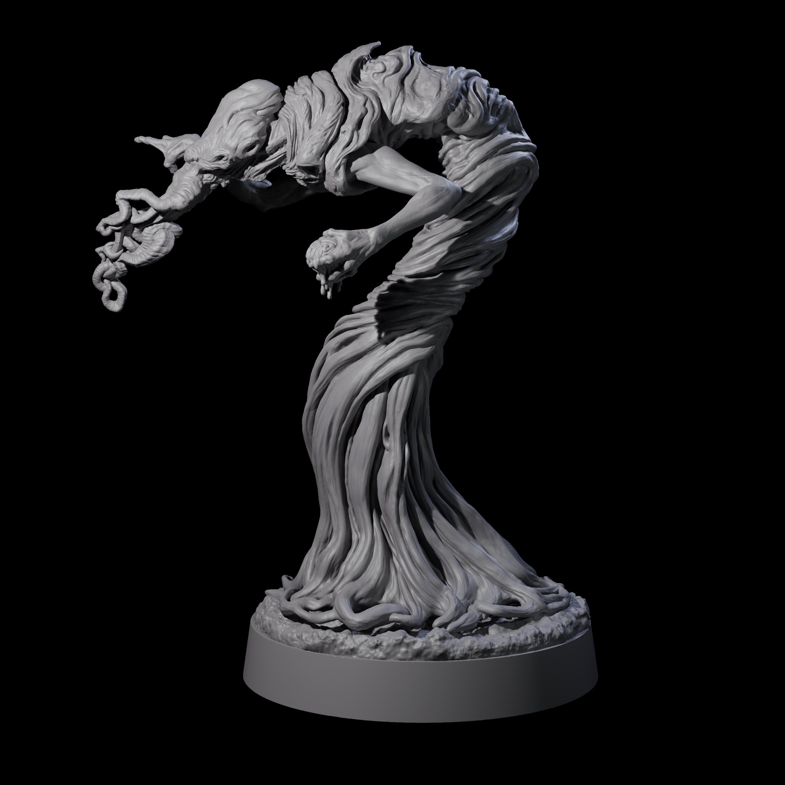 Spiny Mind Flayer B Miniature for Dungeons and Dragons, Pathfinder or other TTRPGs