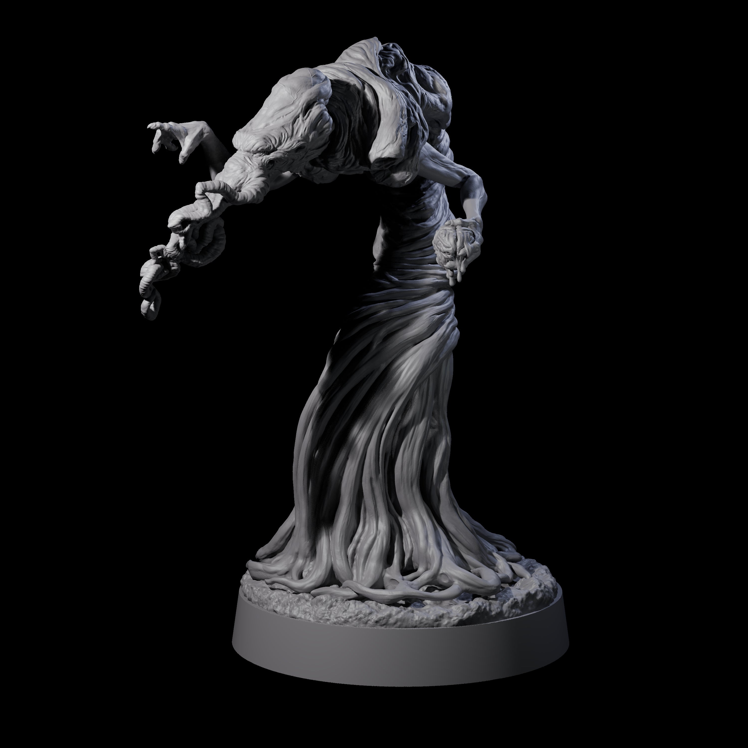 Spiny Mind Flayer B Miniature for Dungeons and Dragons, Pathfinder or other TTRPGs