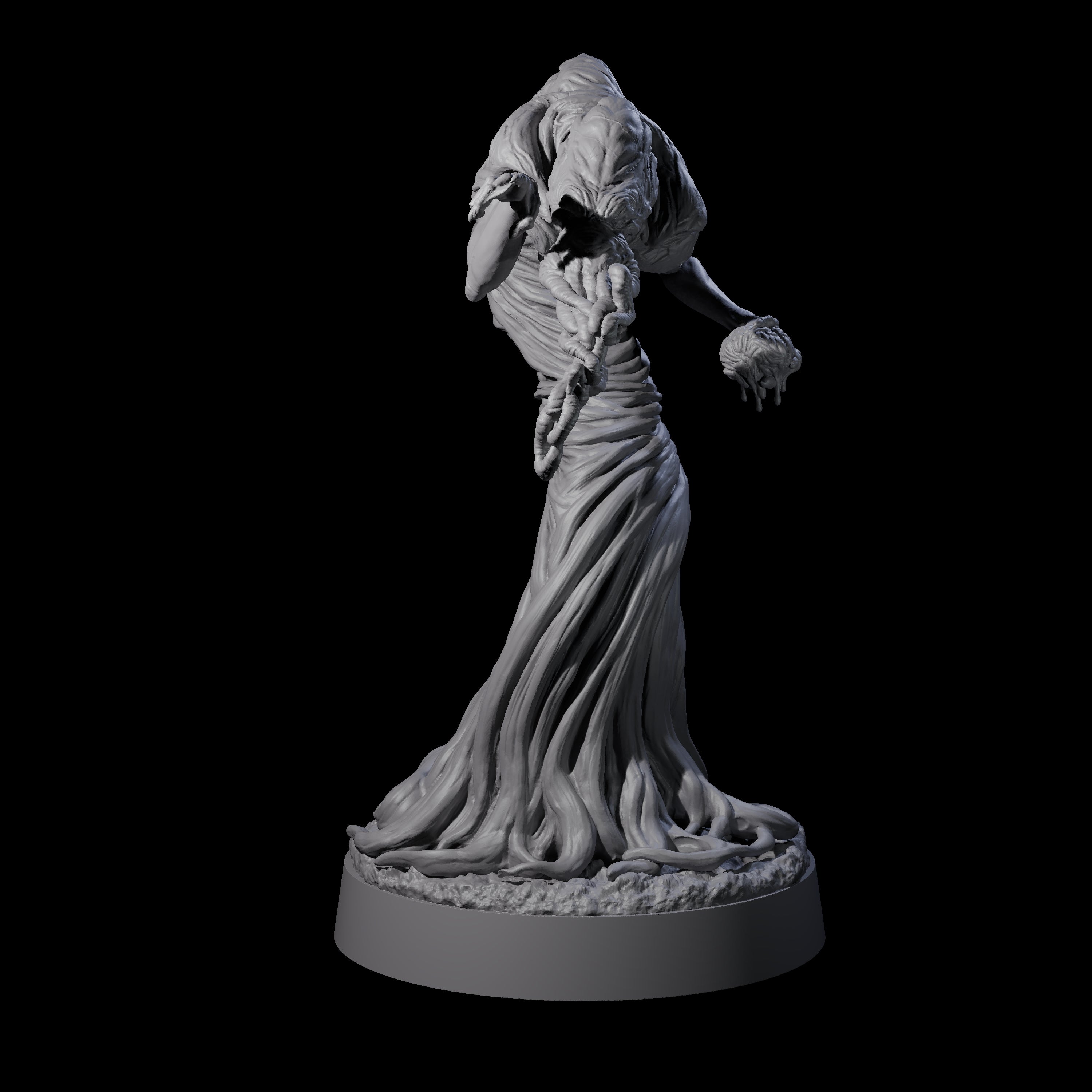 Spiny Mind Flayer B Miniature for Dungeons and Dragons, Pathfinder or other TTRPGs