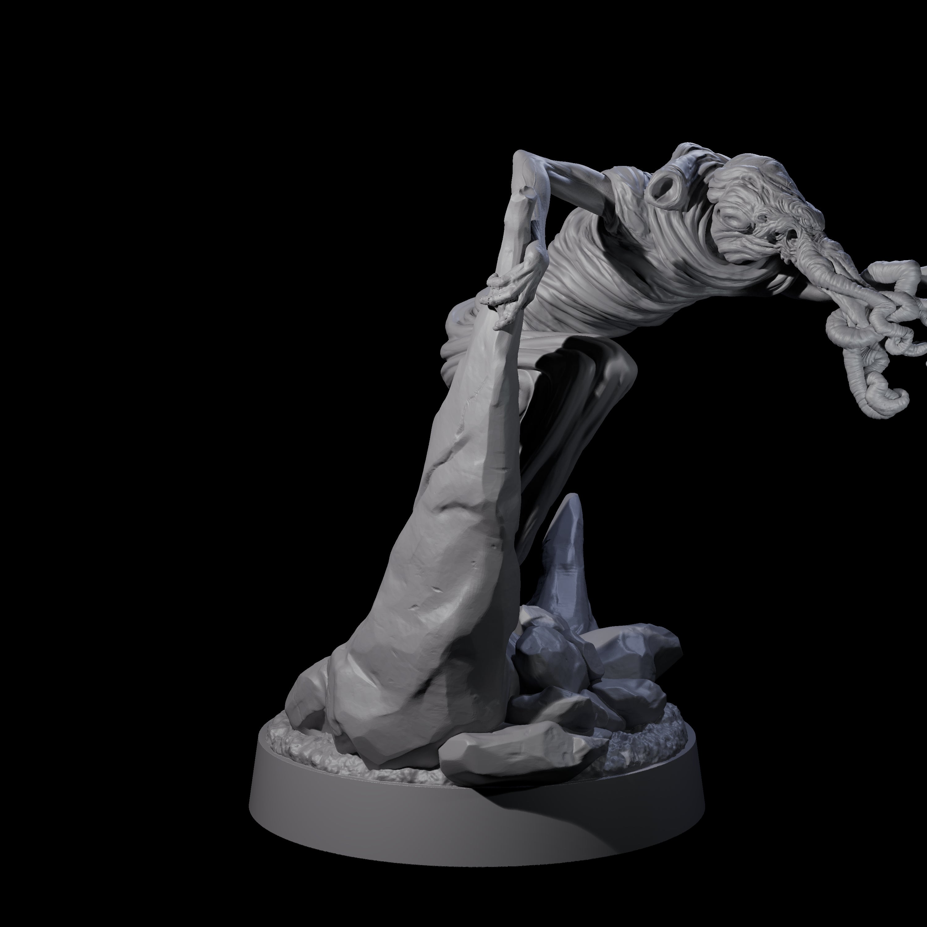 Spiny Mind Flayer C Miniature for Dungeons and Dragons, Pathfinder or other TTRPGs