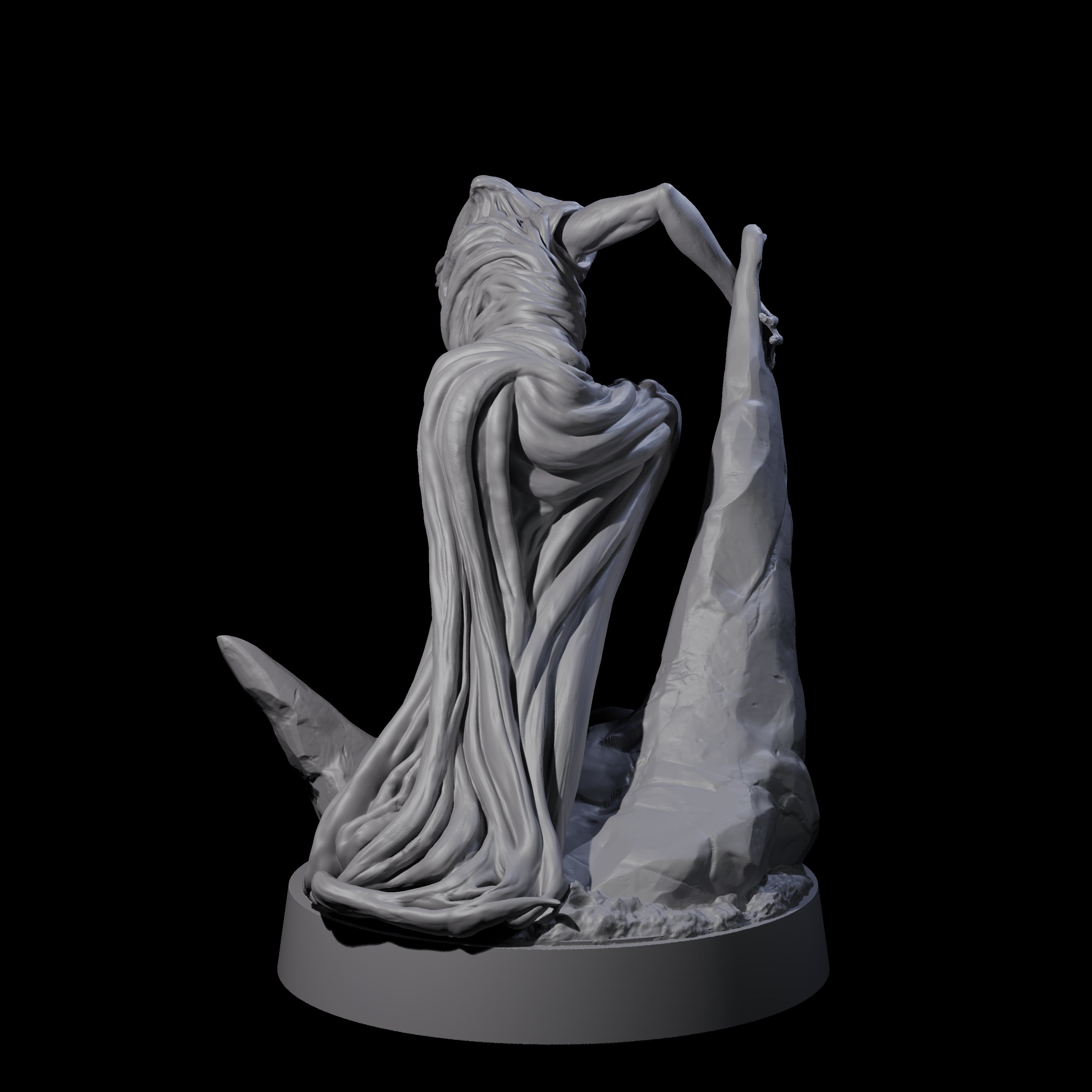 Spiny Mind Flayer C Miniature for Dungeons and Dragons, Pathfinder or other TTRPGs