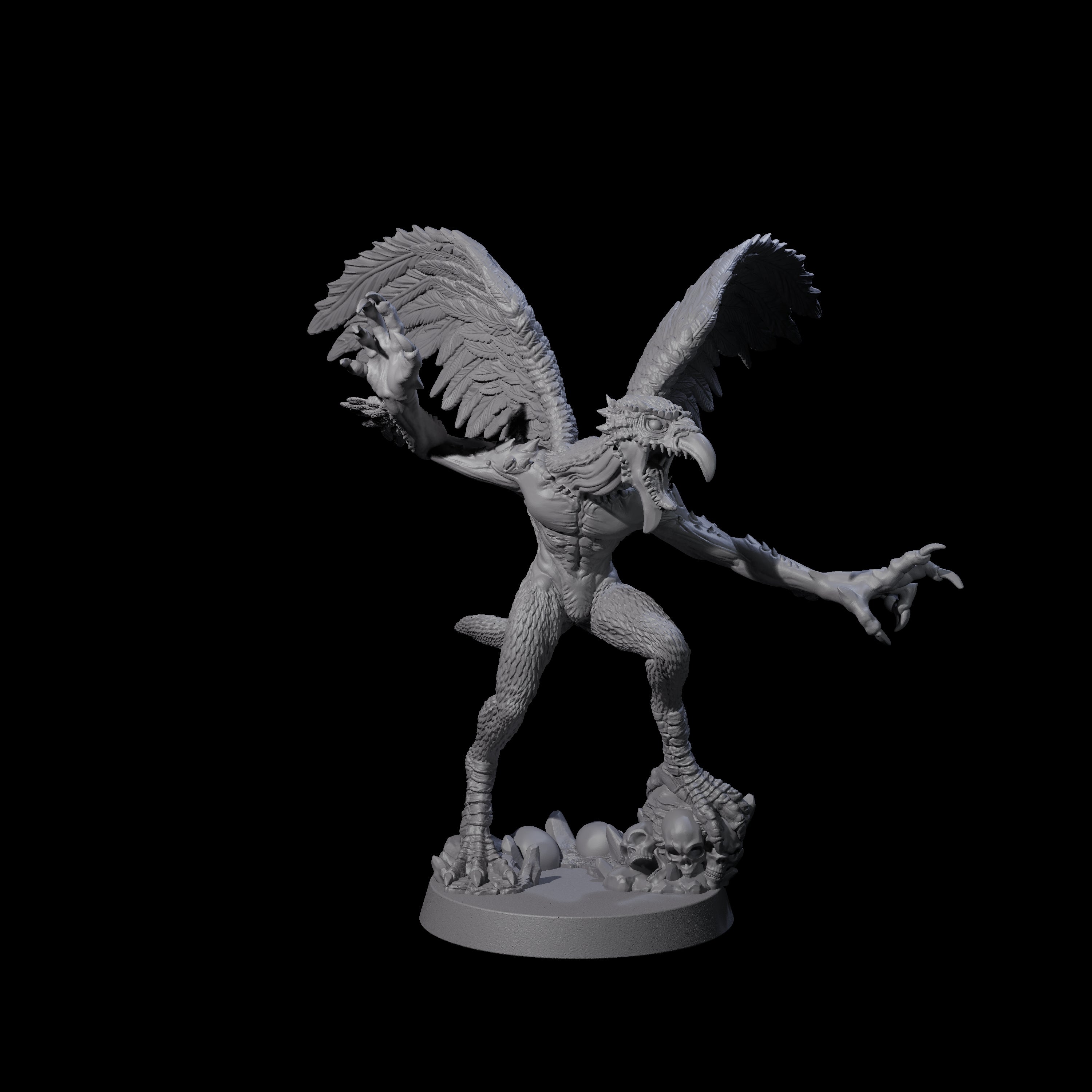 Spiny Vrok B Miniature for Dungeons and Dragons, Pathfinder or other TTRPGs