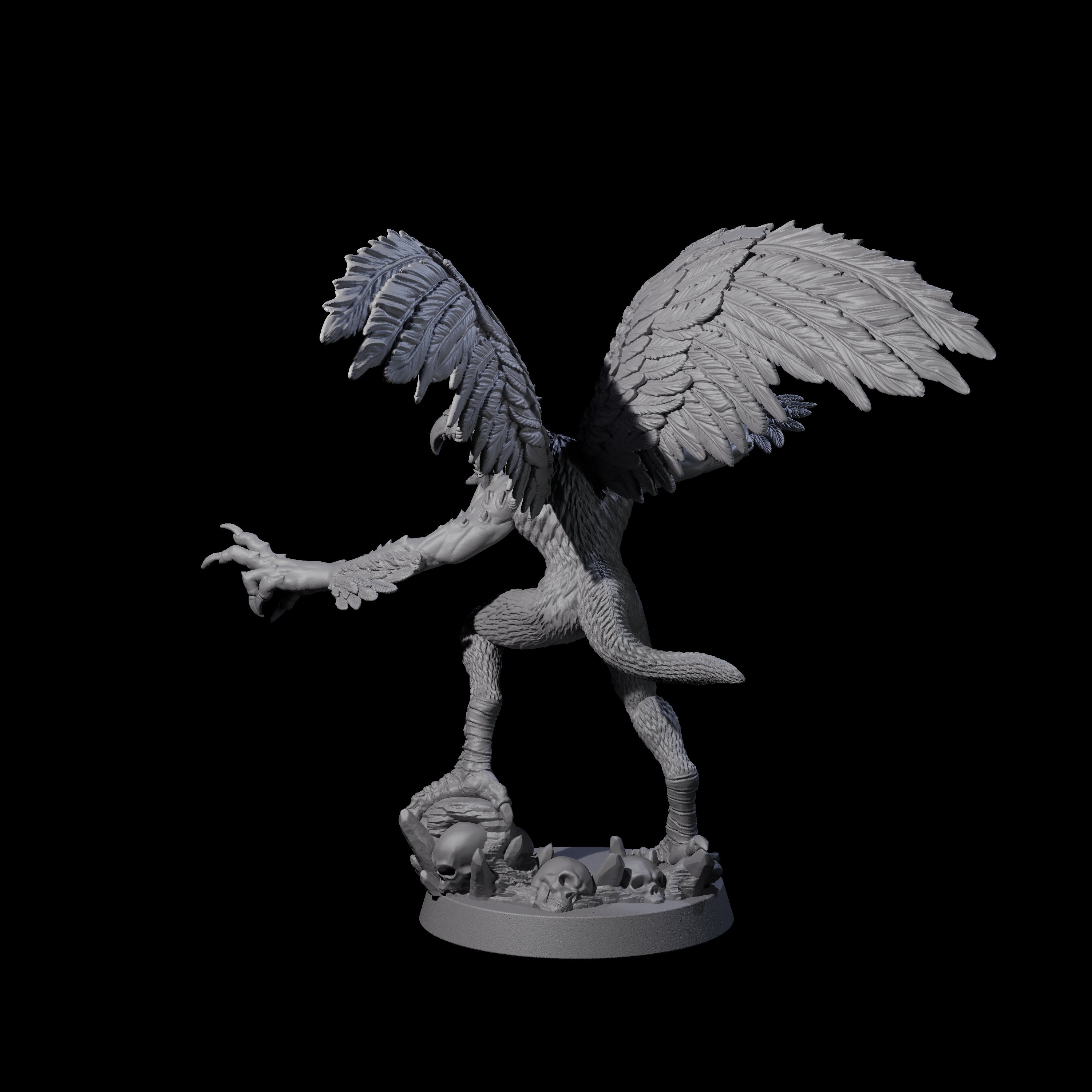 Spiny Vrok B Miniature for Dungeons and Dragons, Pathfinder or other TTRPGs