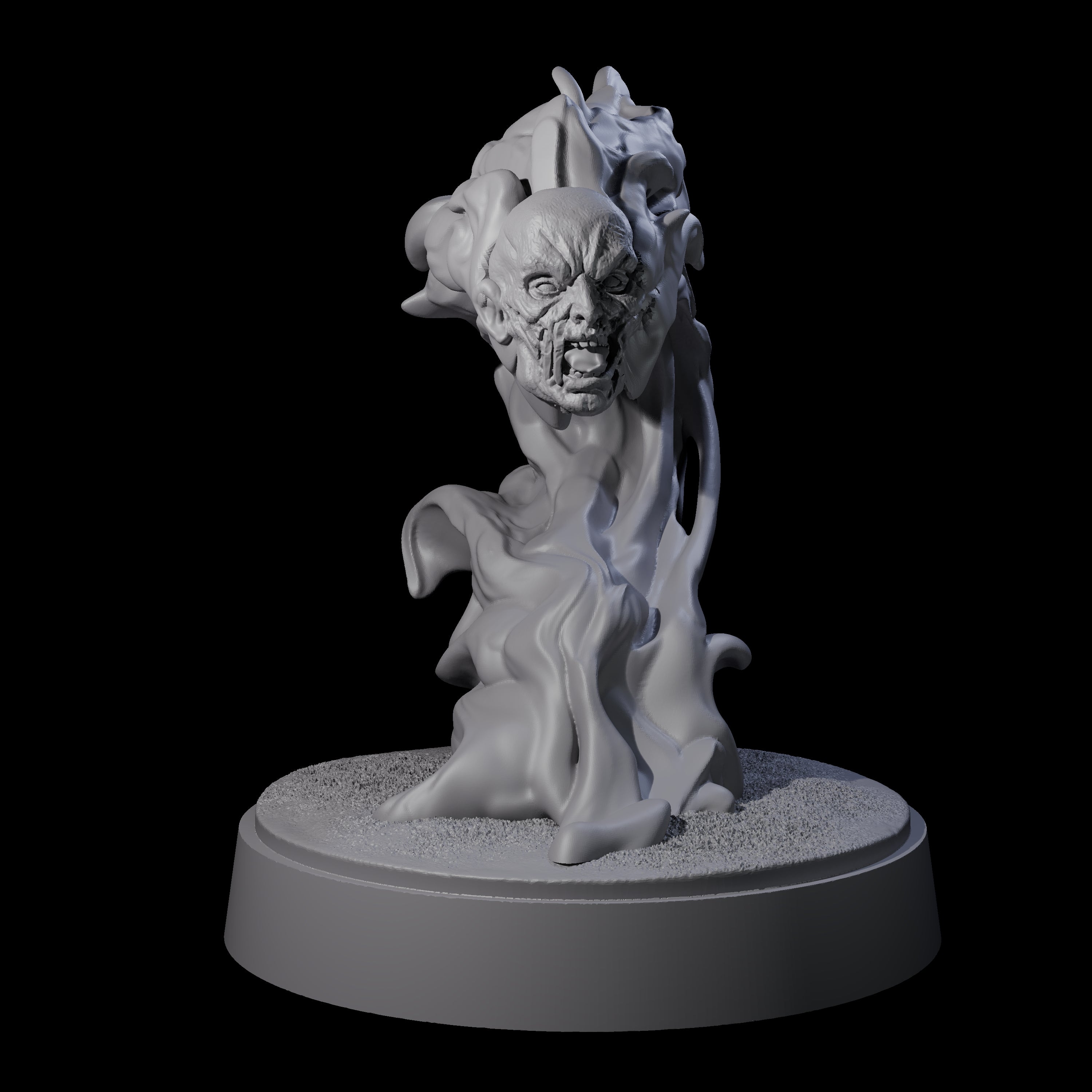 Spitting Flaming Skull A Miniature for Dungeons and Dragons, Pathfinder or other TTRPGs