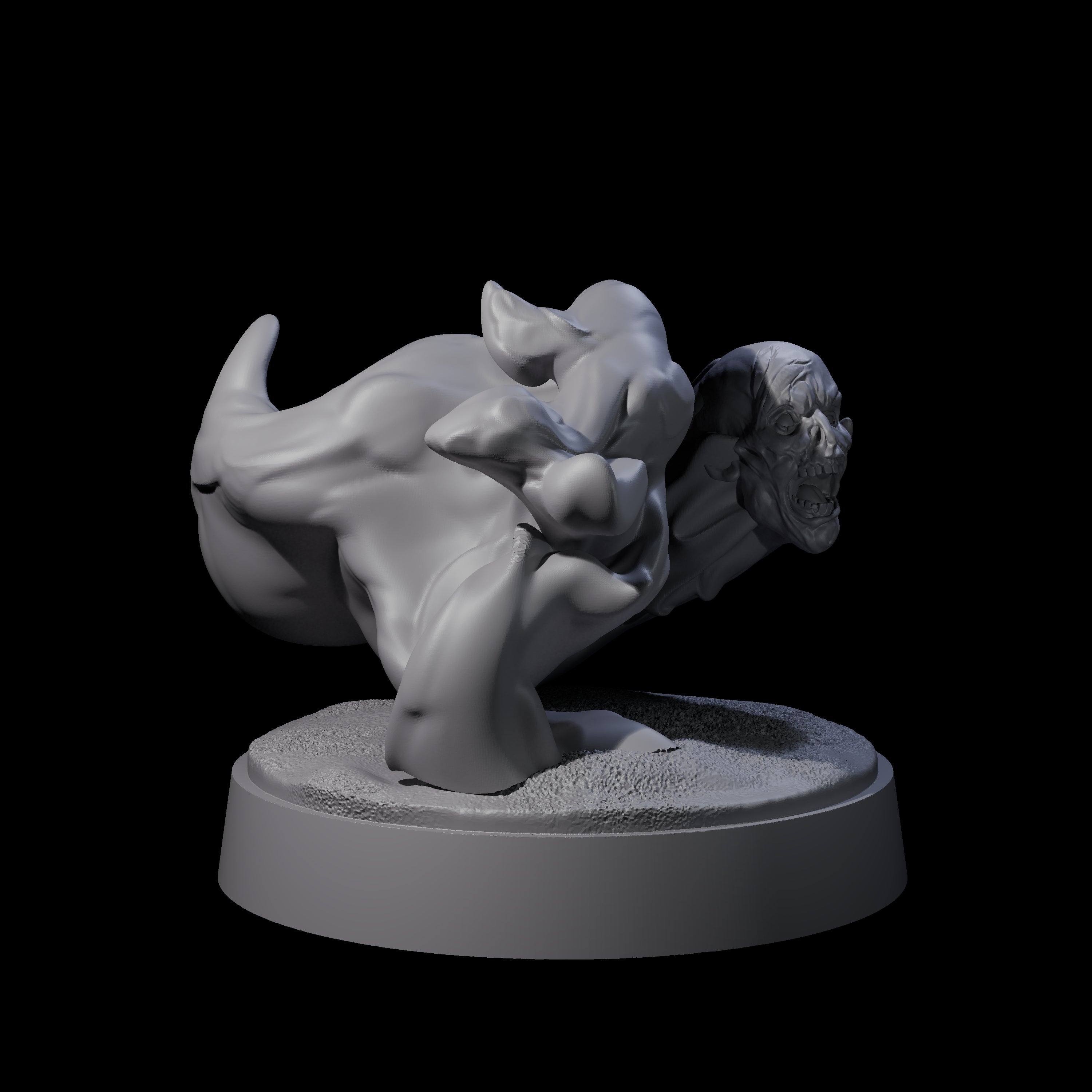 Spitting Flaming Skull B Miniature for Dungeons and Dragons, Pathfinder or other TTRPGs