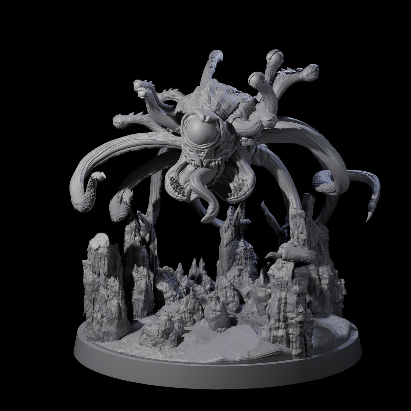Splitting Overseer Miniature for Dungeons and Dragons, Pathfinder or other TTRPGs