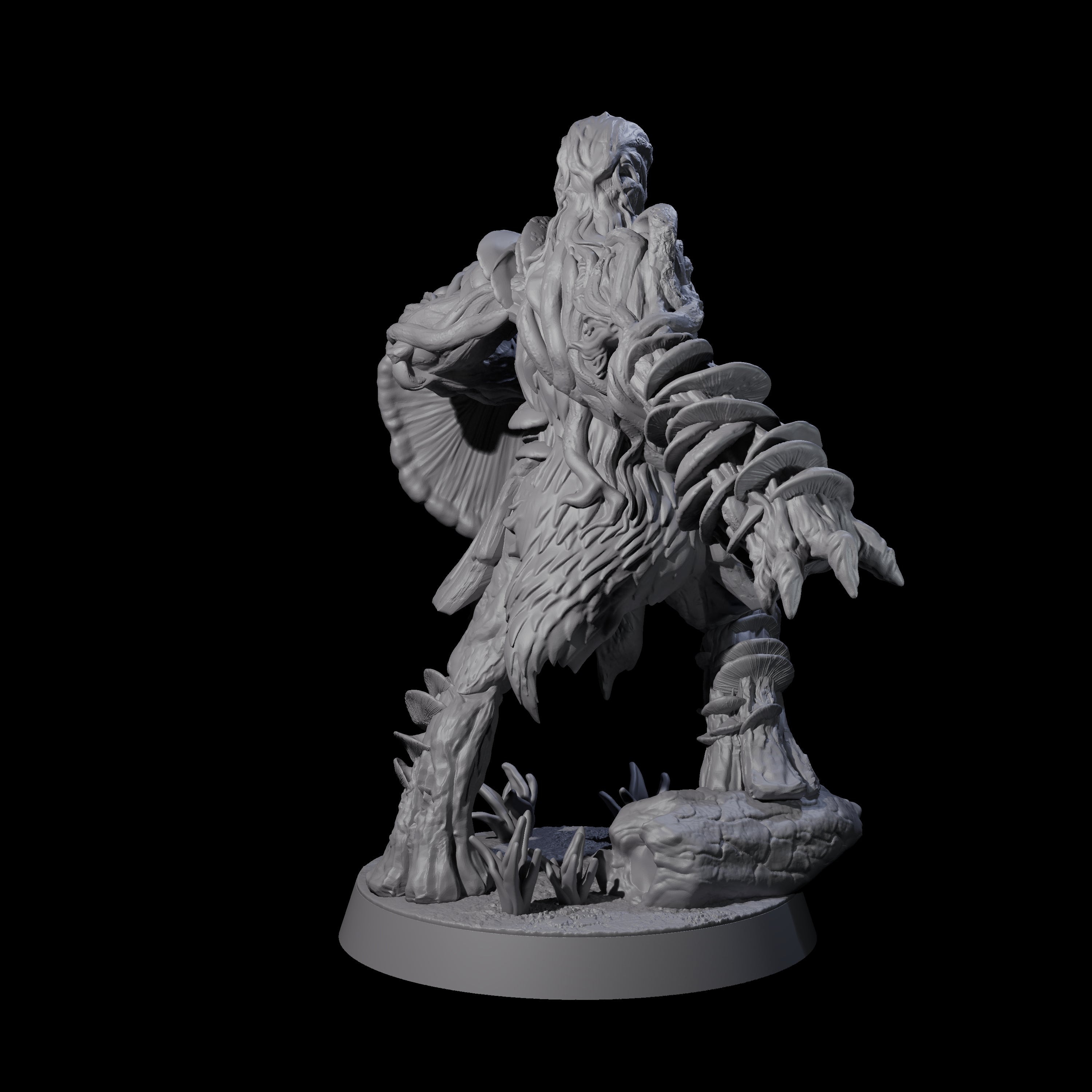 Spongy Myconid Warrior A Miniature for Dungeons and Dragons, Pathfinder or other TTRPGs