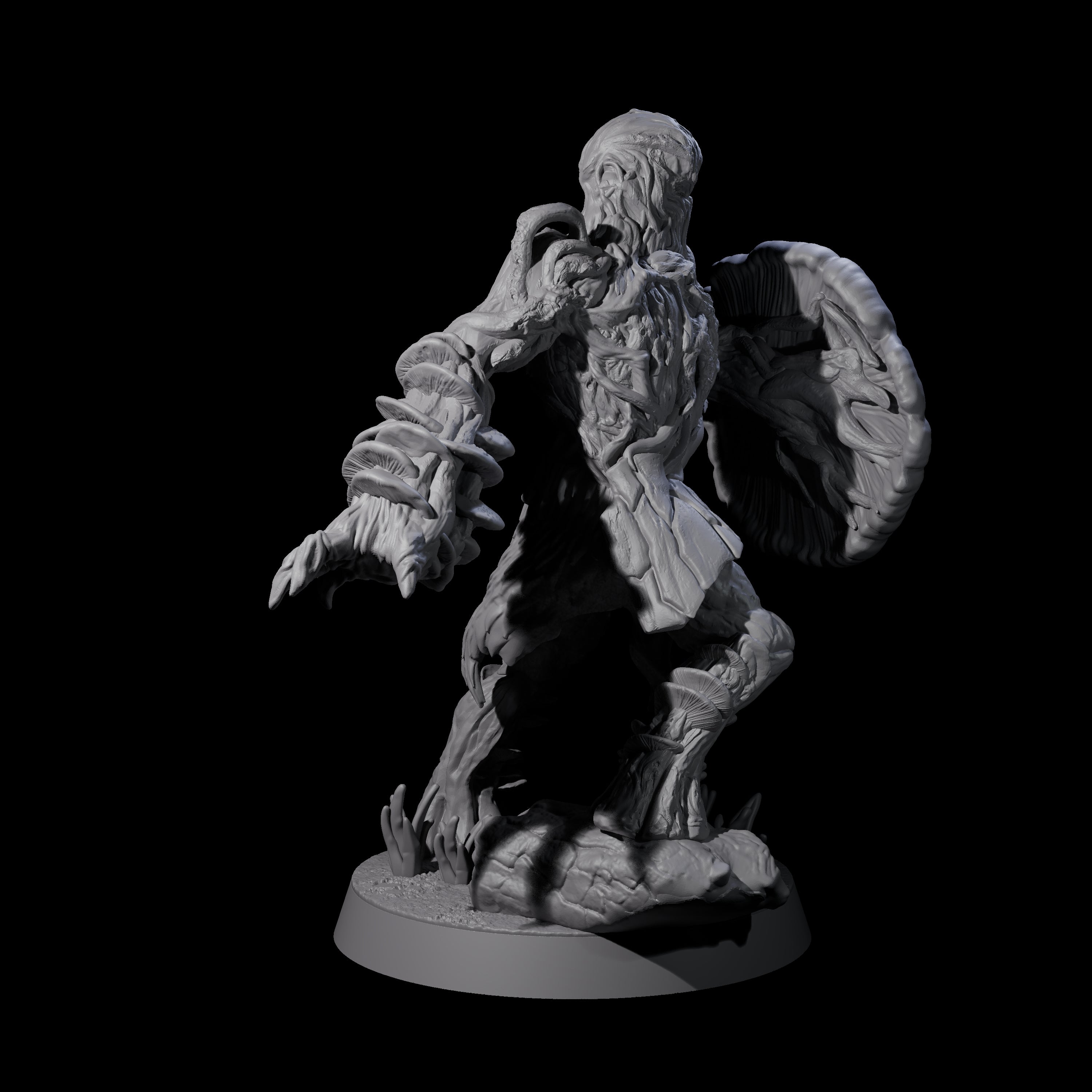 Spongy Myconid Warrior A Miniature for Dungeons and Dragons, Pathfinder or other TTRPGs